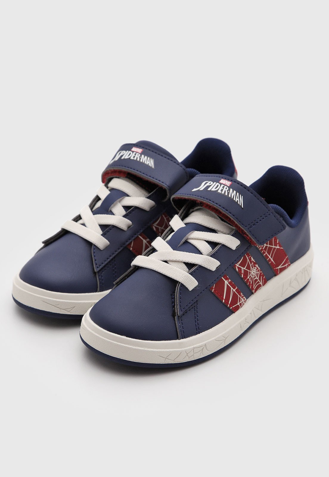 Infantil - Tênis adidas Sportswear Grand Court Spider Man Azul