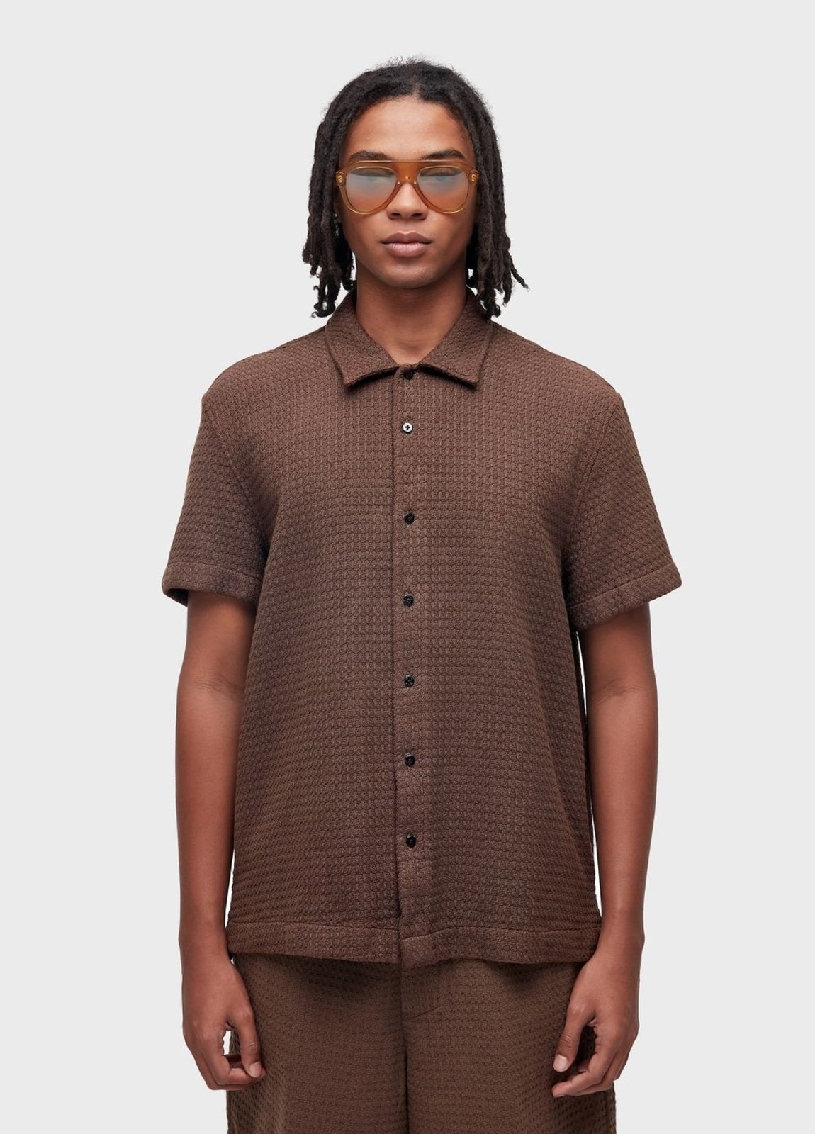 Camisa texture color mc OSKLEN