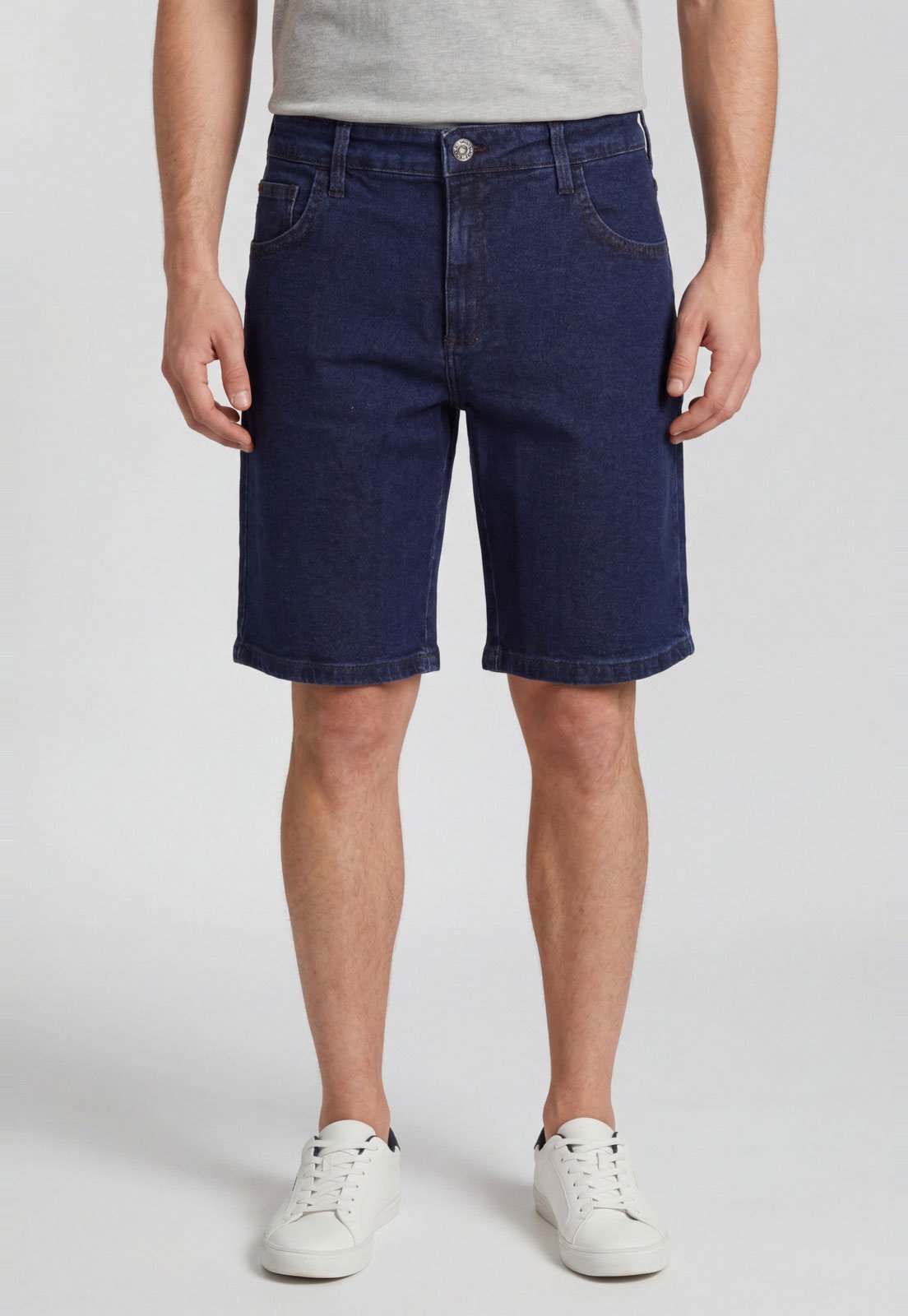 Bermuda Masculina Forum Paul Jeans Azul Escuro