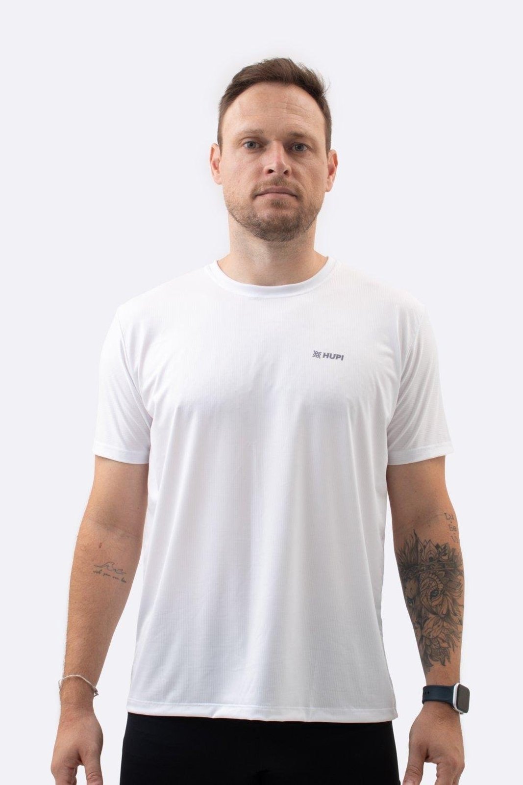 Camiseta Dry Fit HUPI Smart Branca Masculina Branco