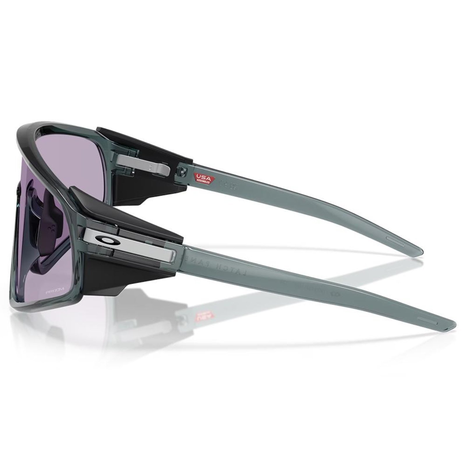 Vista 3 Óculos de Sol Oakley Latch Panel Crystal Black Prizm Slate verde black Oakley verde black