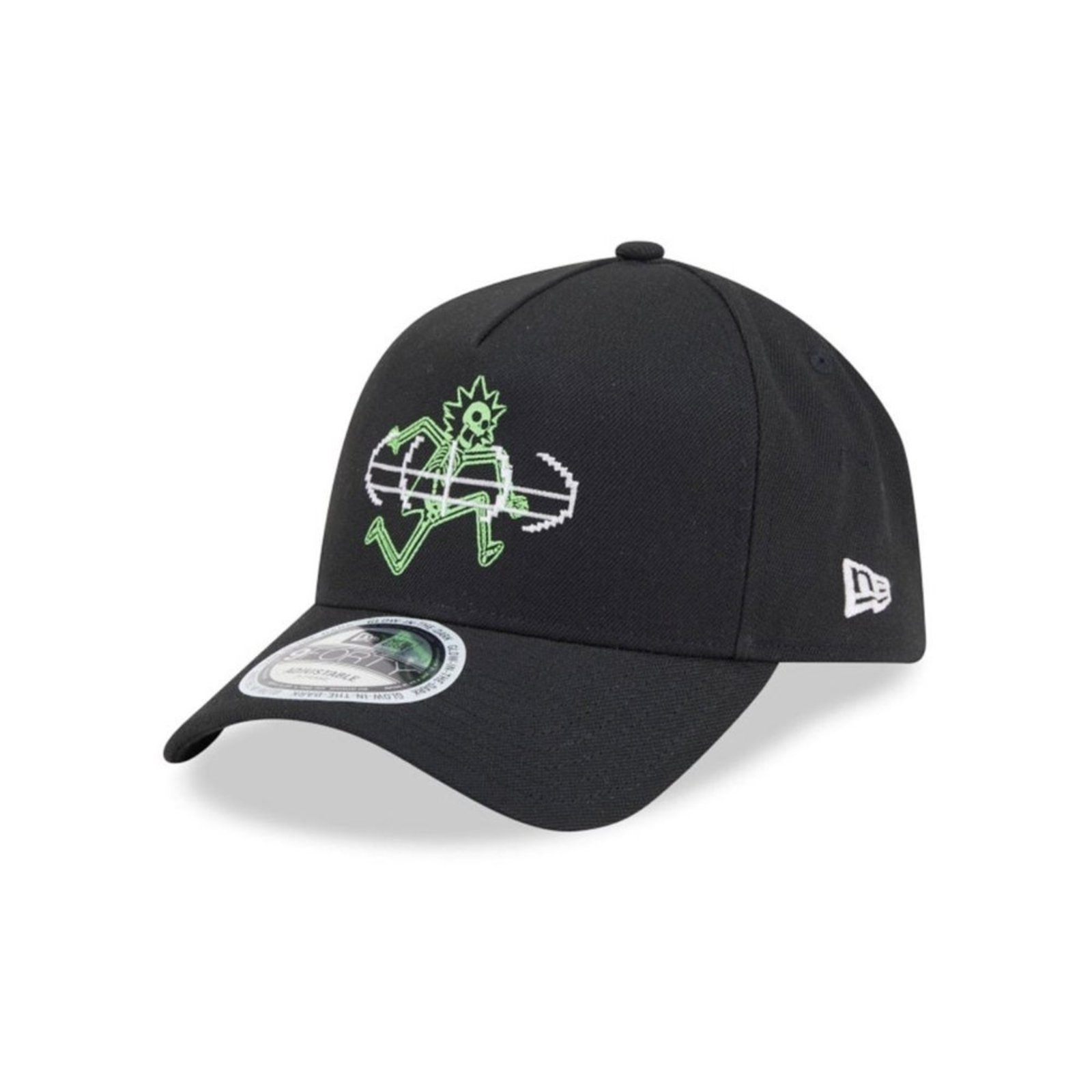 Bone New Era 9FORTY A-FRAME SNAPBACK Rick And Morty Preto
