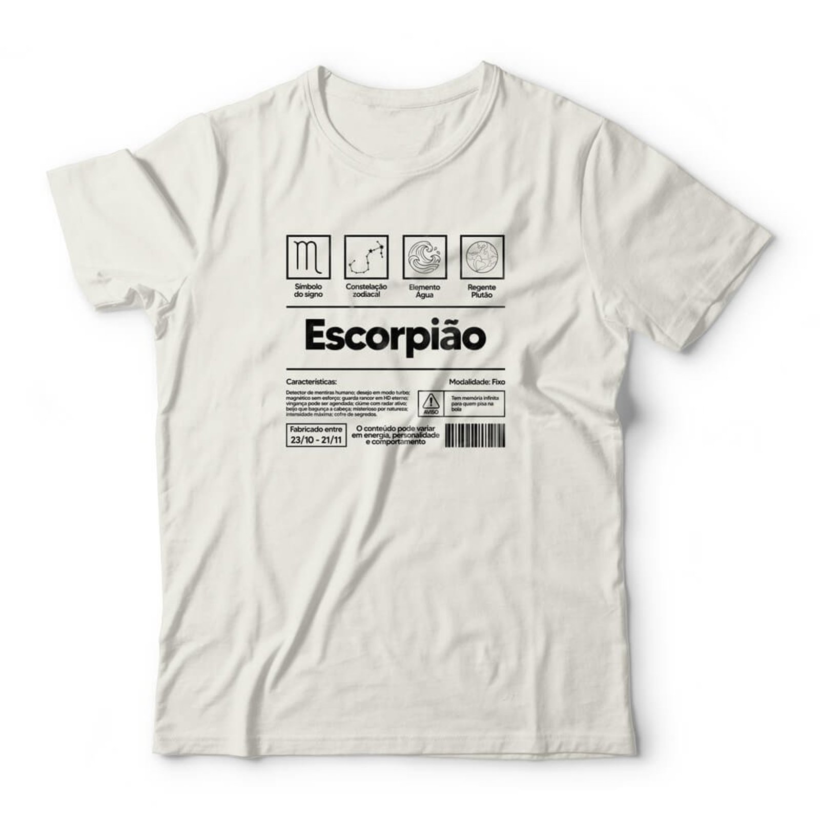 Camiseta Escorpião - Off White
