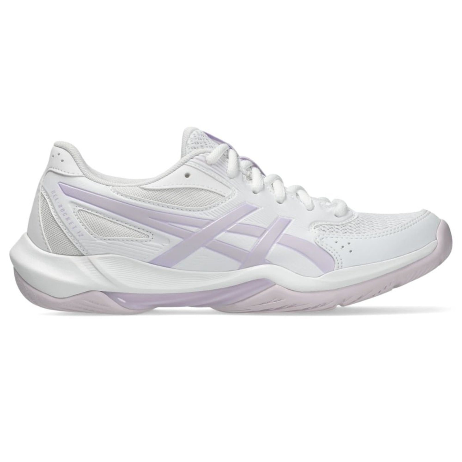 Tênis ASICS Gel-Rocket 12 - Feminino - Branco/Vermelho