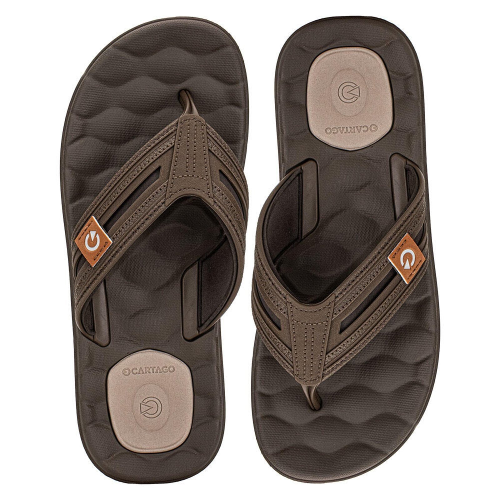 Chinelo Masculino Egeu Iv Cartago 12530 A3292530 Café