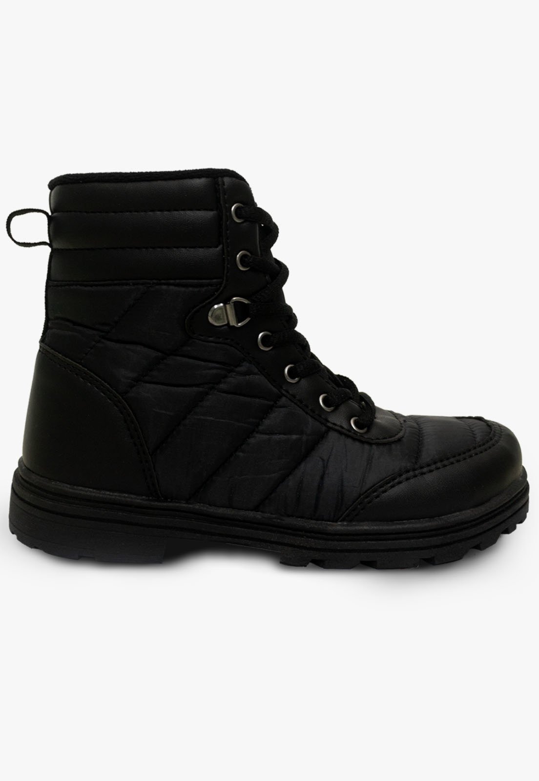 Vista 3 Infantil - Bota Coturno Tratorado Feminino Pópidi preto Pópidí preto