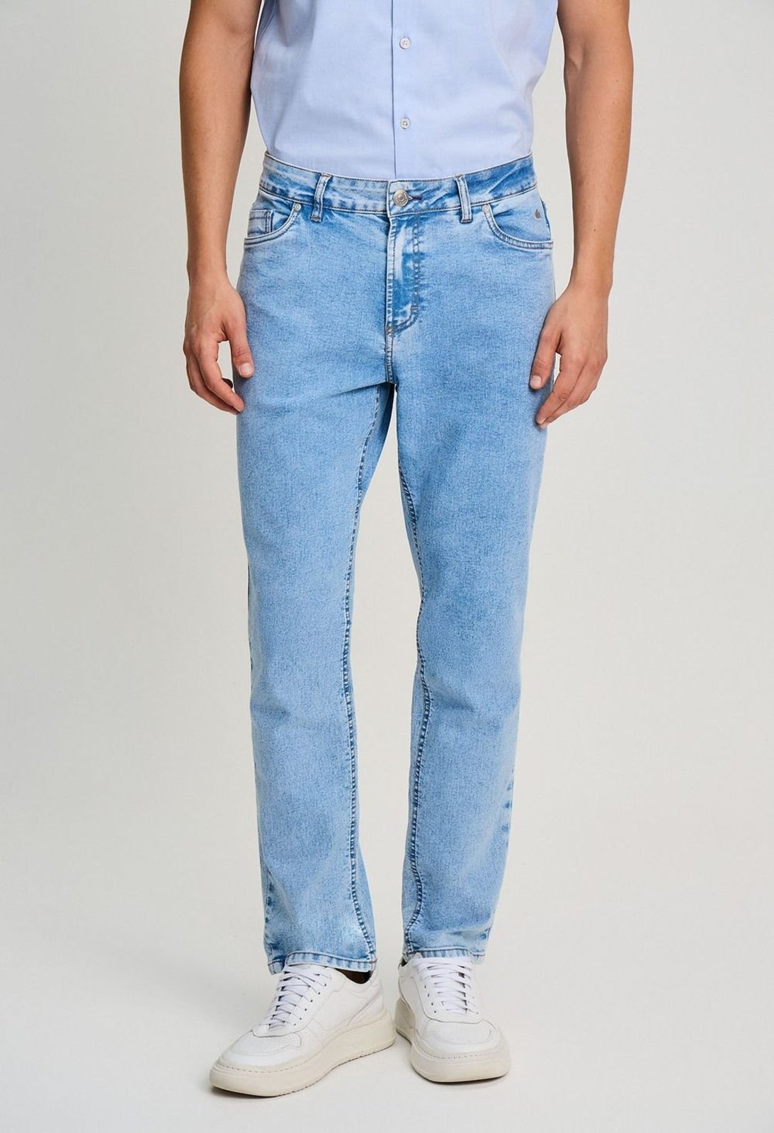 CALÇA DOCTHOS SLIM JEANS CLARO CALÇA DOCTHOS SLIM JEANS CLARO 163 JEANS CLARO 48