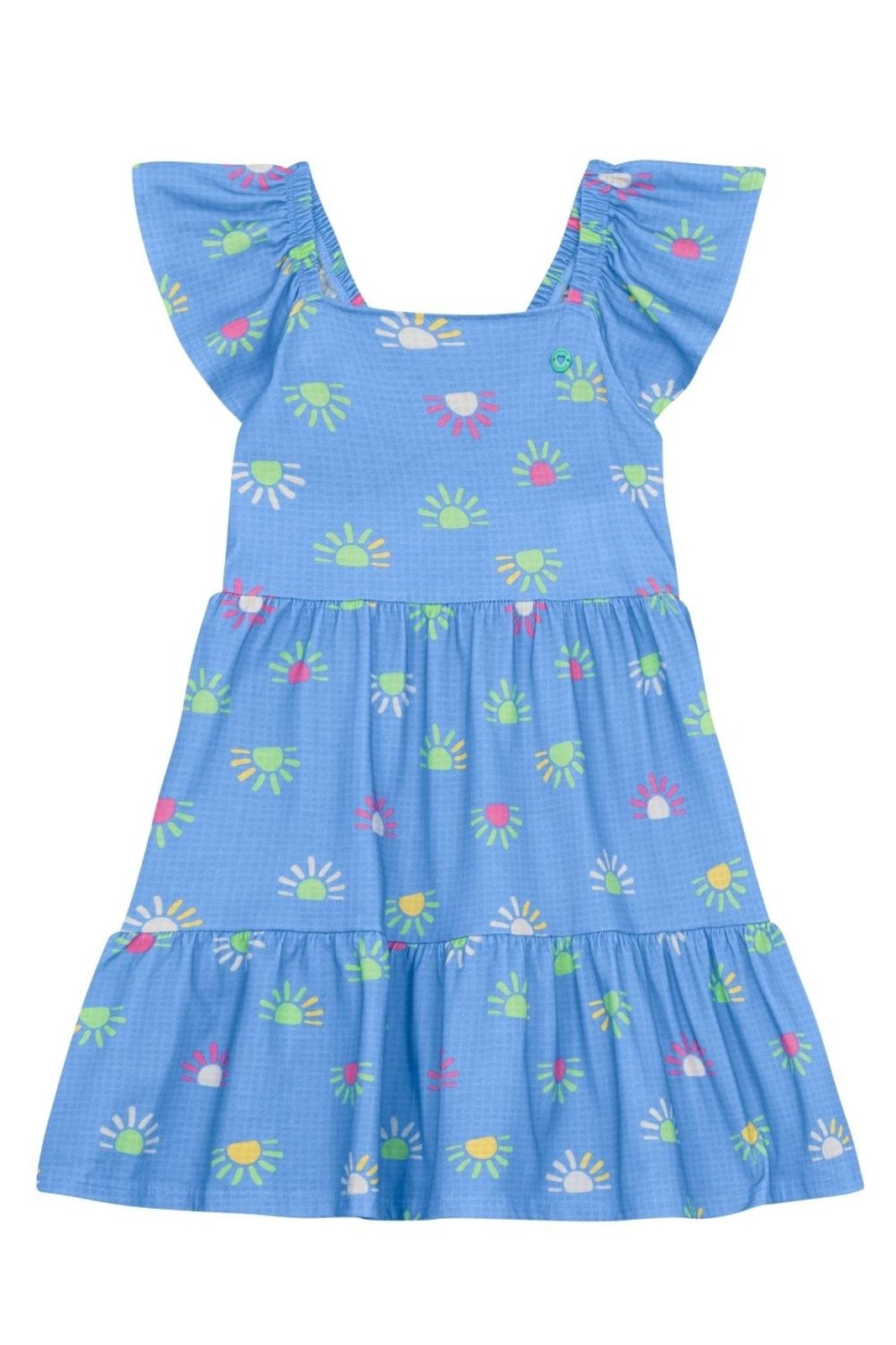 Infantil - Vestido menina em meia malha Brandili