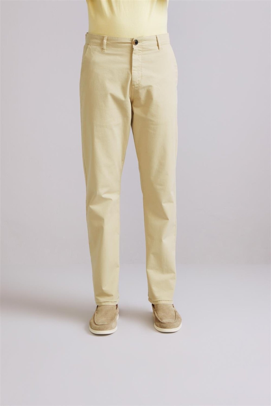 HIGHSTIL Calça Chino Comfort – Bege Areia