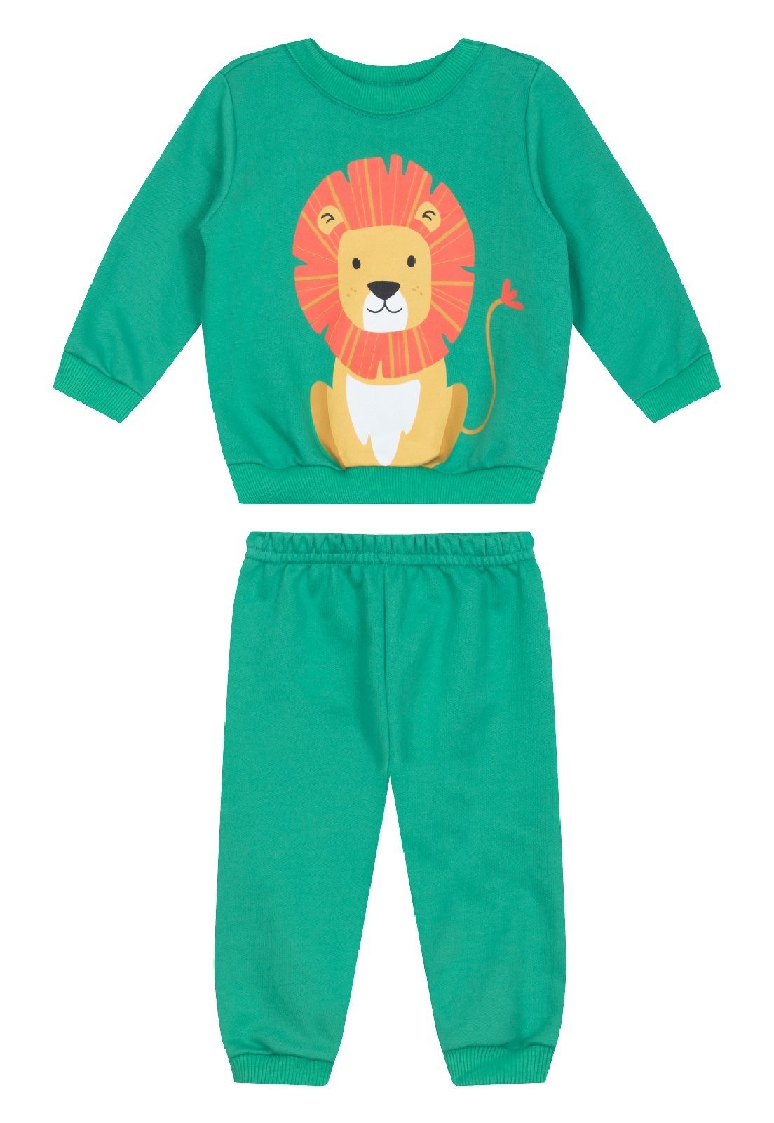 Infantil - Conjunto Menino de Blusão e Calça Guloseima Verde