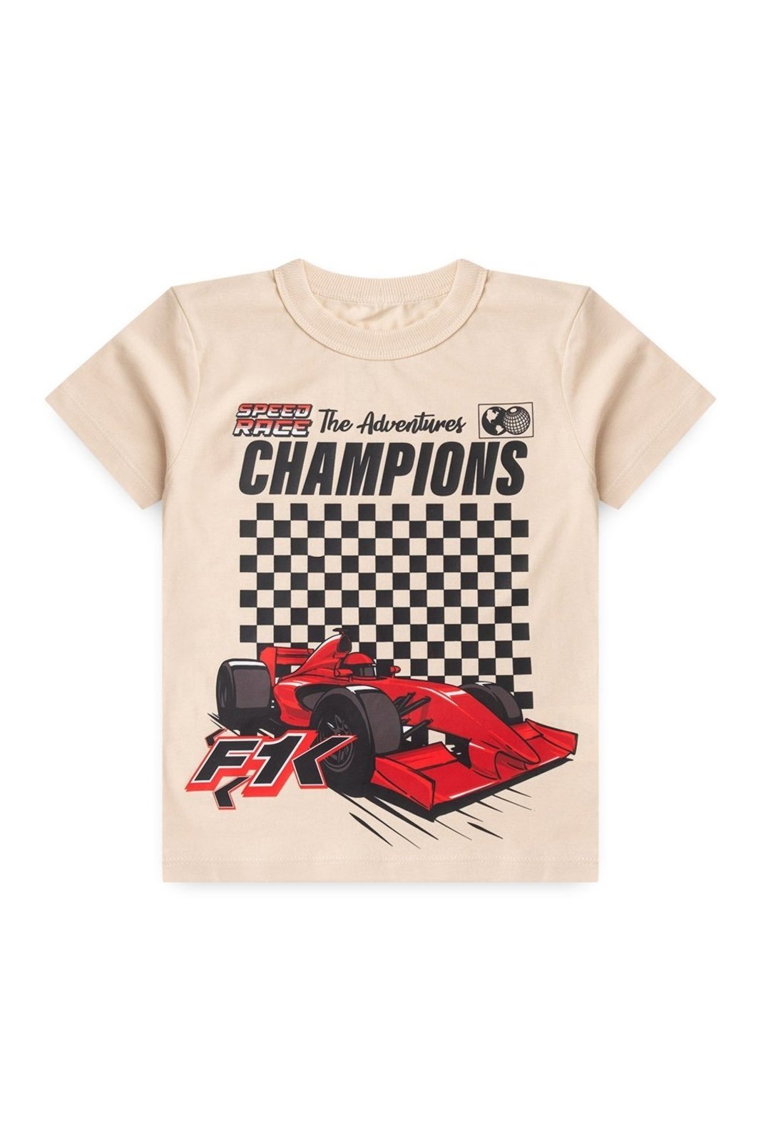 Vista 2 Infantil - Camiseta Bem Vestir Masculina Estampa Champions bege BEM VESTIR bege