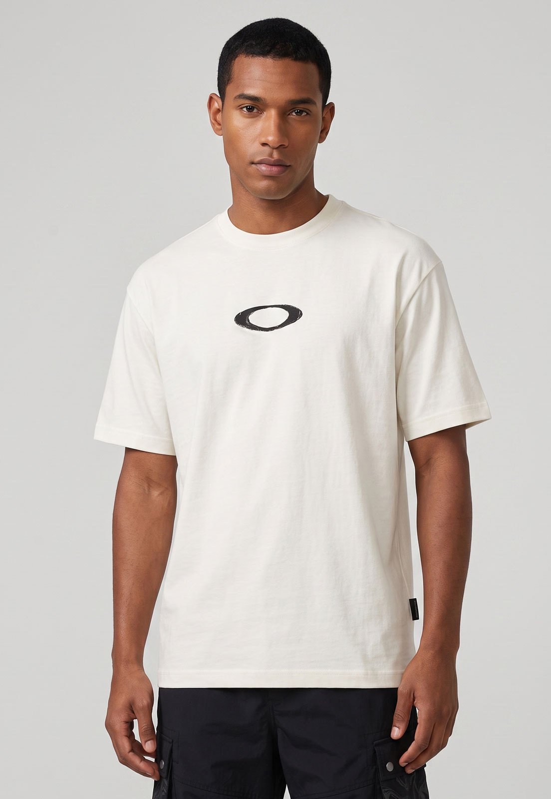 Camiseta Masculina Oakley Ellipse FL Branca