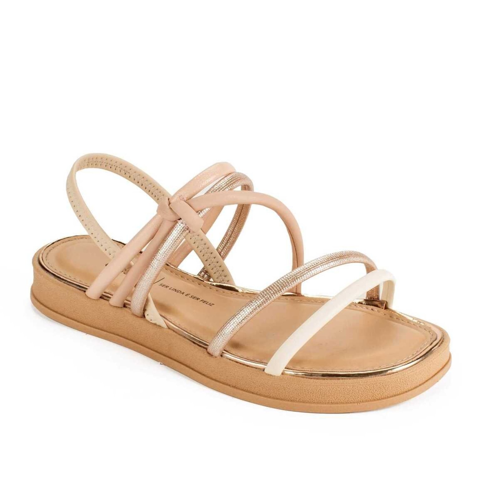 Sandália Feminina Dakota Flatform Tiras Cruzadas