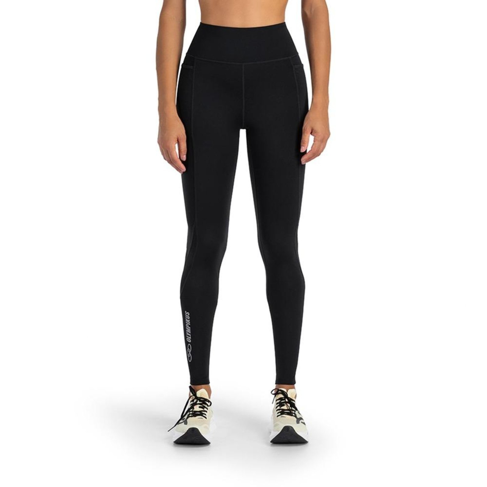Vista 2 Calça Legging Running Olympikus Bolso G Oiwsr25153 preto OLYMPIKUS preto