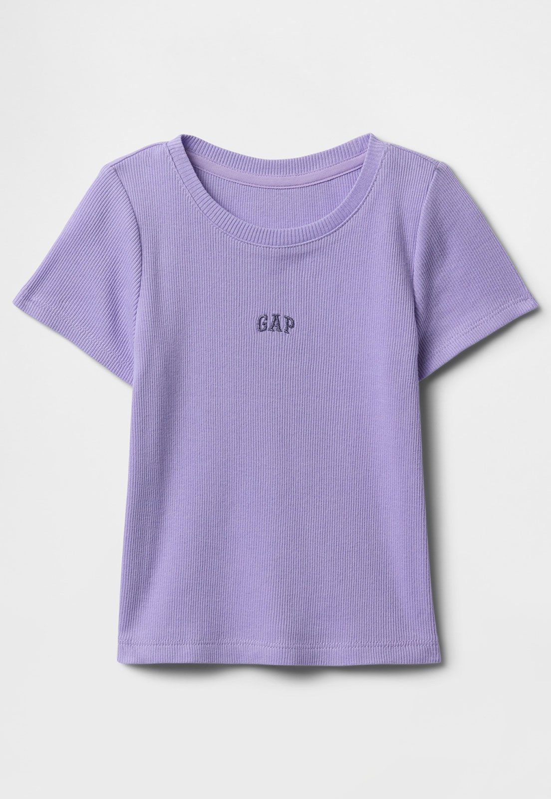 Camiseta GAP Canelada Lilás