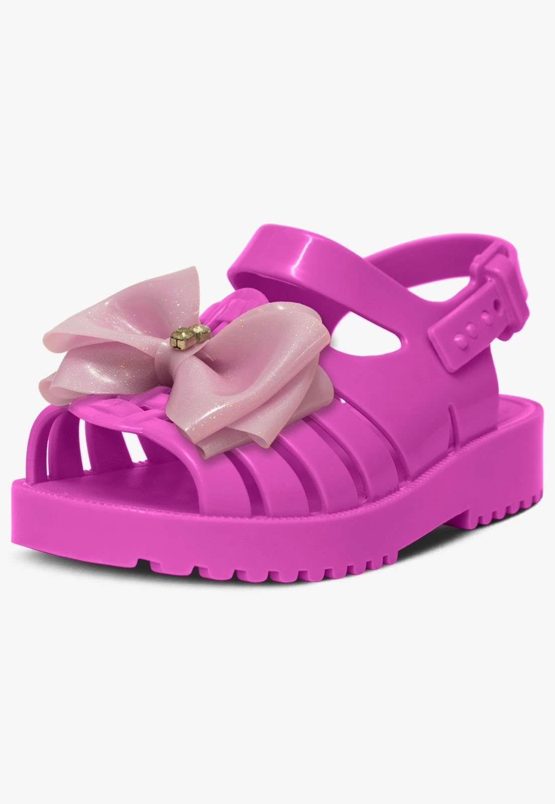 Infantil – Sandalia Casual Rasteira Feminina Pópidi Pink