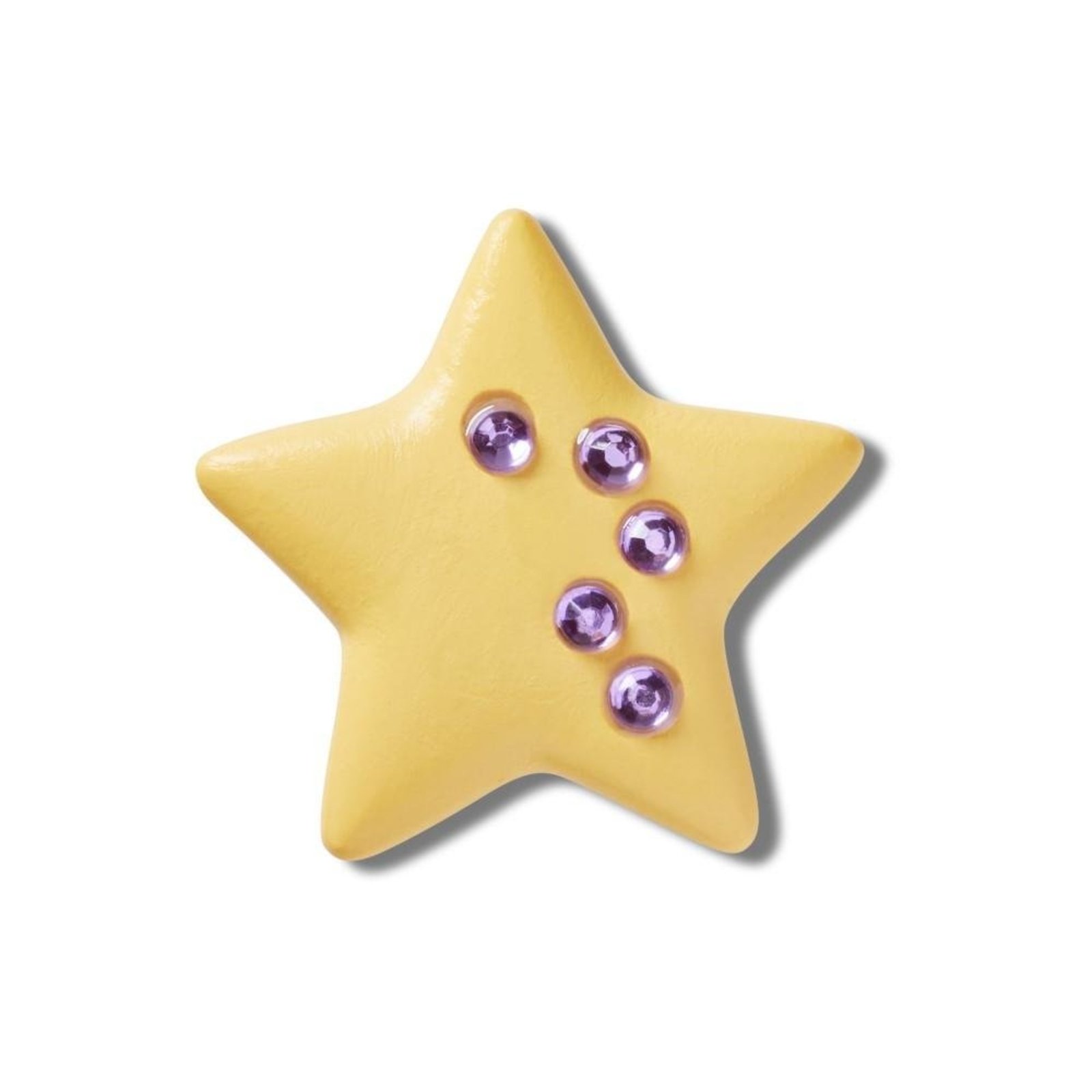 Infantil - Jibbitz™ Estrela com Gemas Brilhantes UNICO Branco