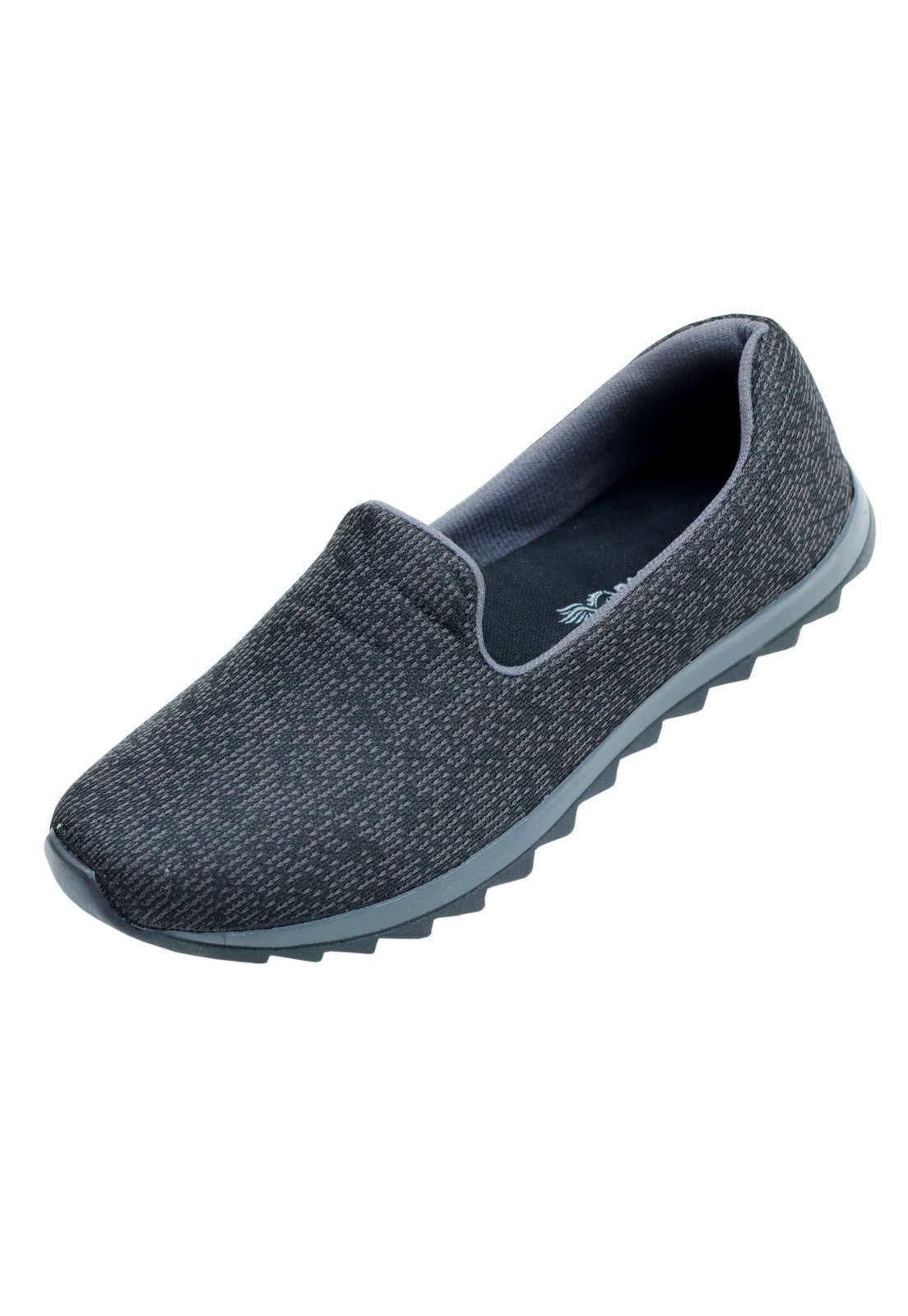 Tênis Calce Facil D.S Slip On Preto/Grafite