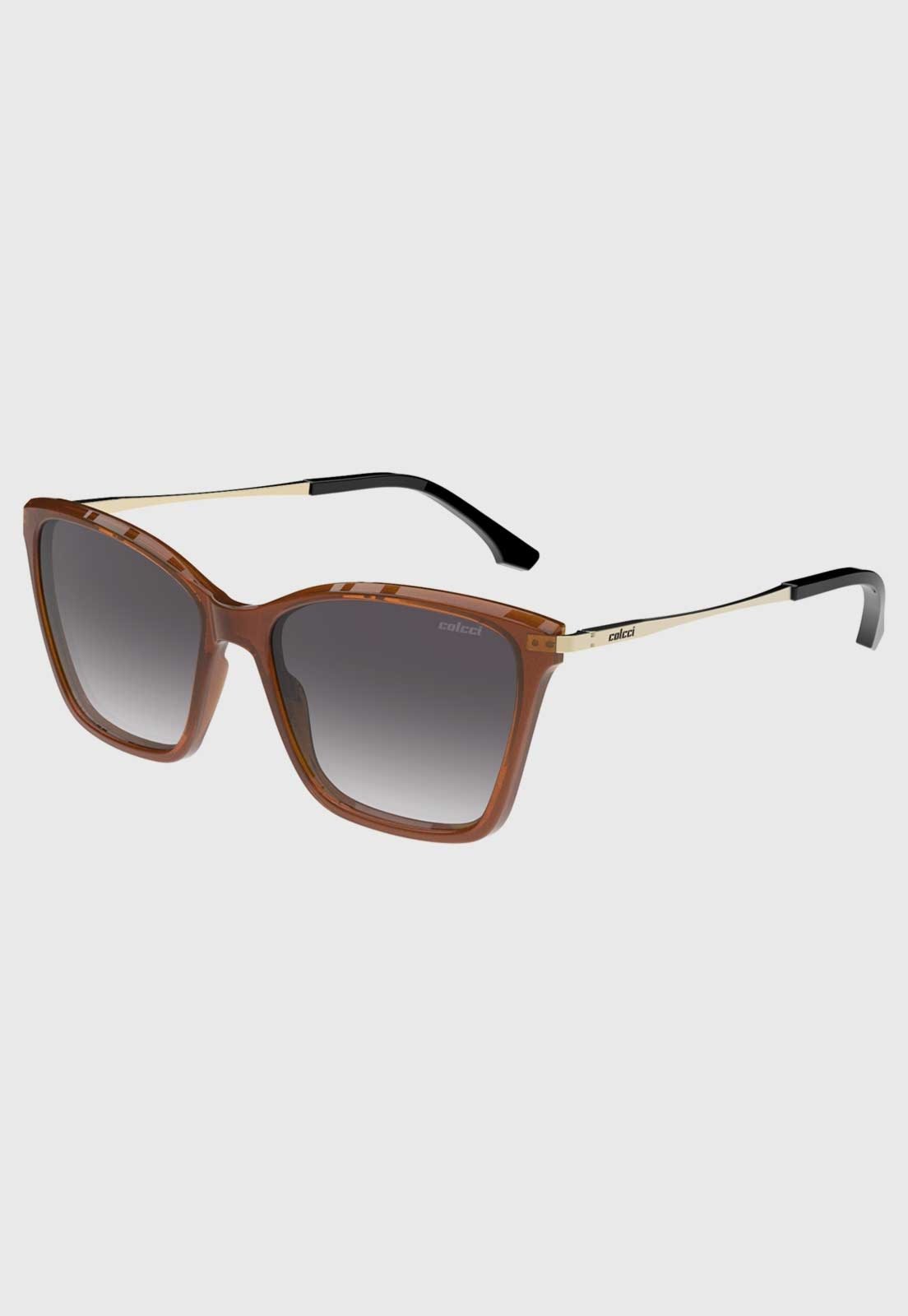 Óculos De Sol Colcci Translucido C0243J9033 Caramelo