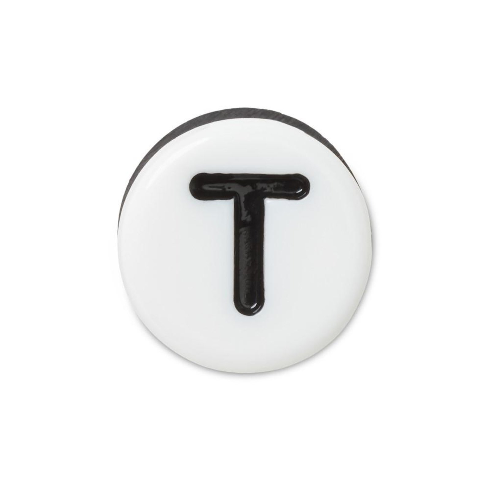 Vista 2 Infantil - Jibbitz™ Letra T Pequena Crocs branco
