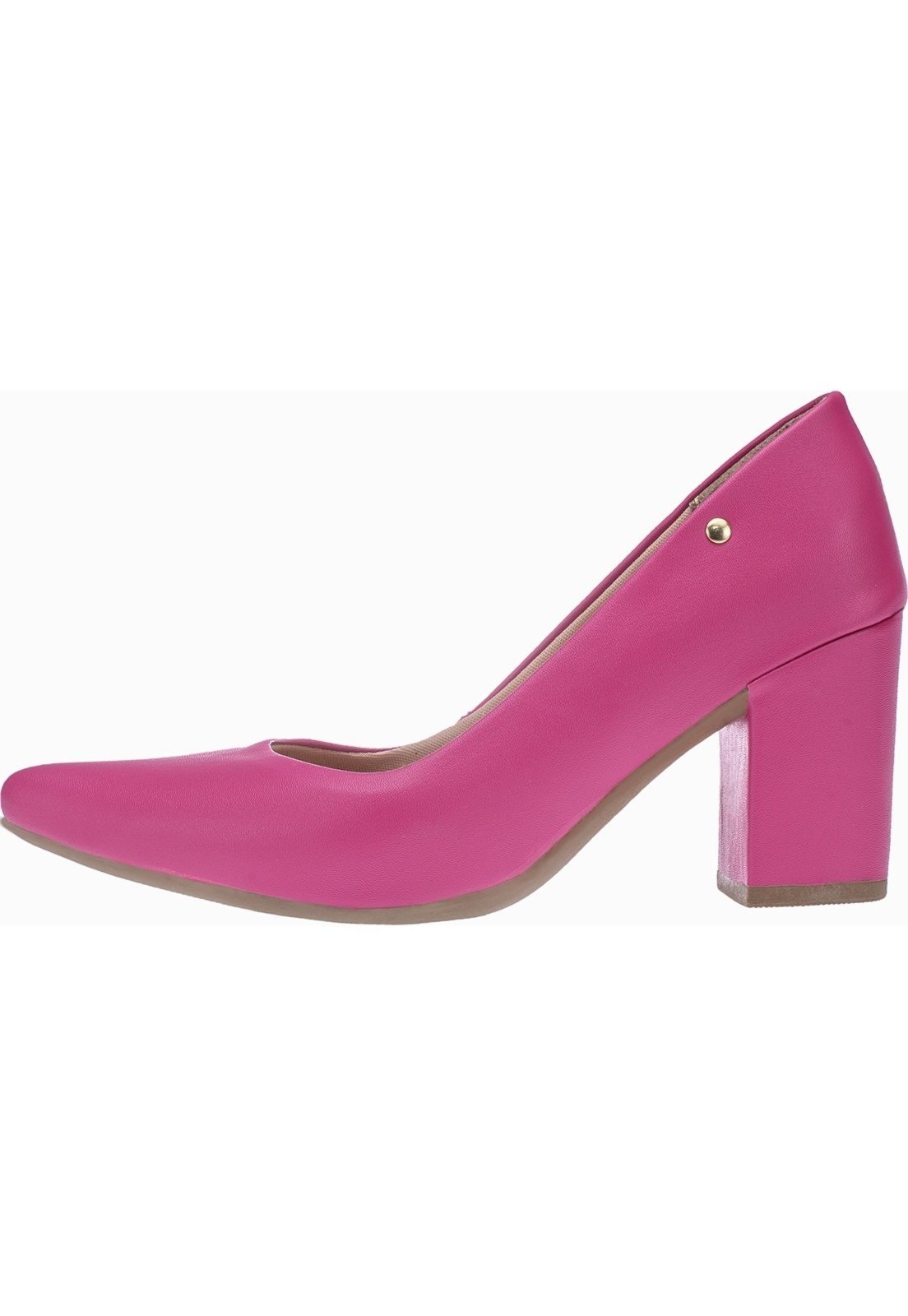 Scarpin Feminino Lóris Shoes Salto Alto Grosso Lóris Shoes Bico Fino 9484 Pink
