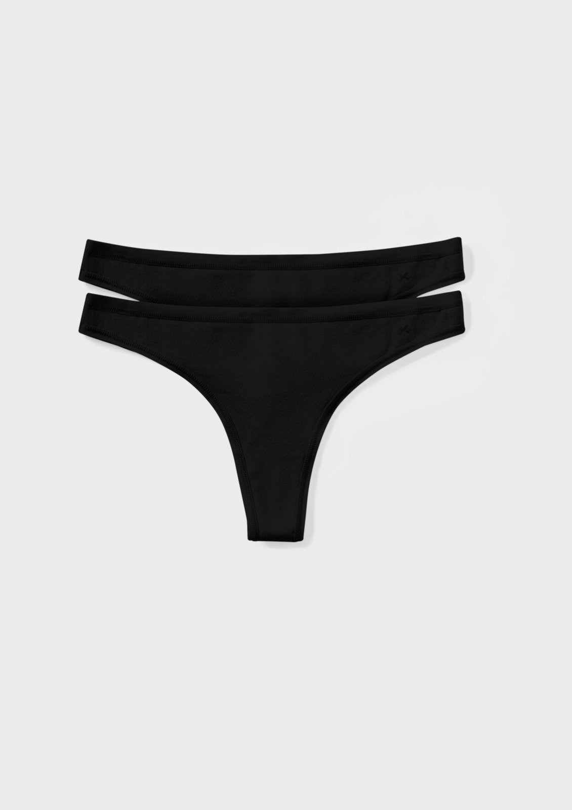 Vista 2 Kit 2 Calcinhas Fio Duplo HERING INTIMATES preto HERING INTIMATES preto
