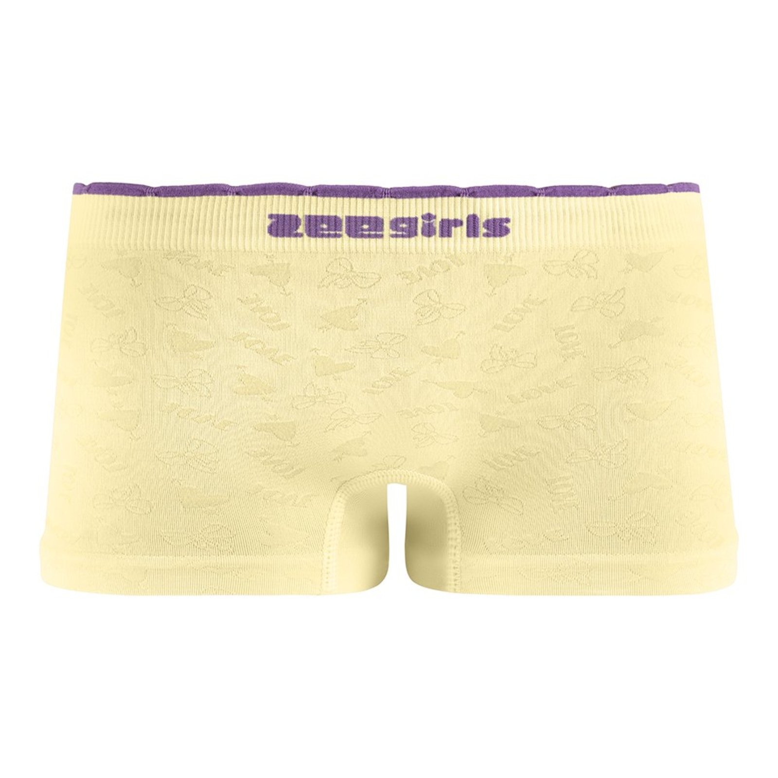 Calcinha Boxer sem Costura Love Amarelo
