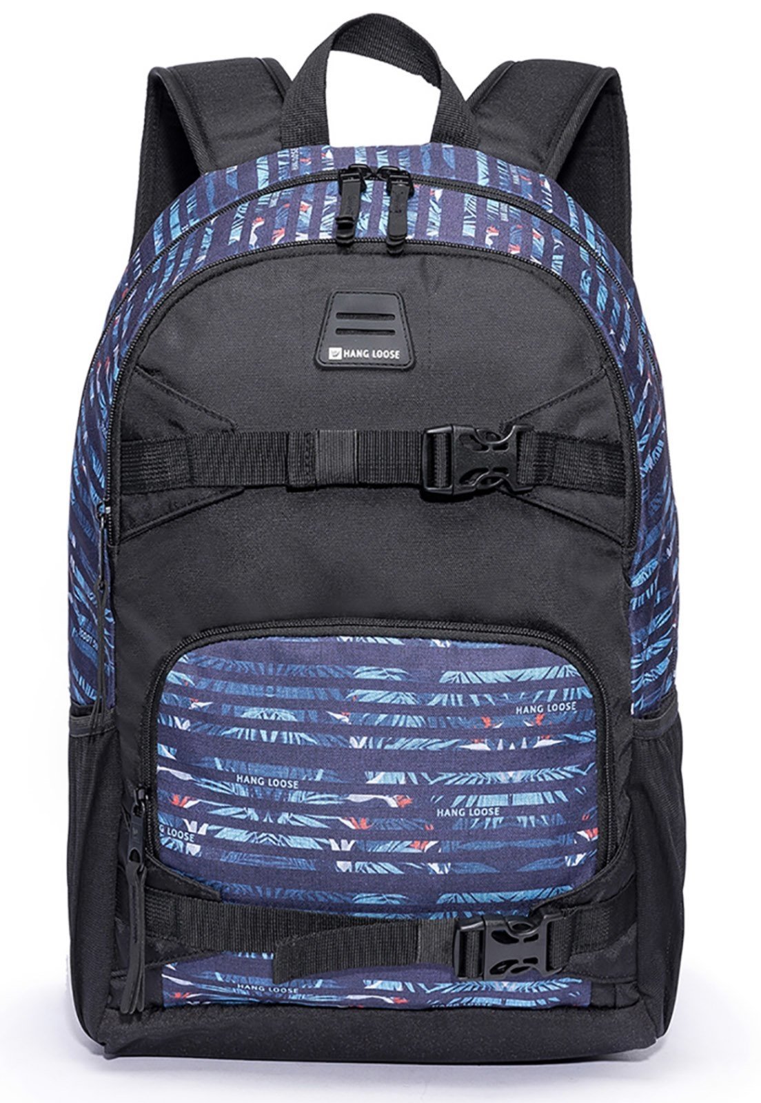 Mochila Hang Loose Jungle Preto/Azul Preto/Verde