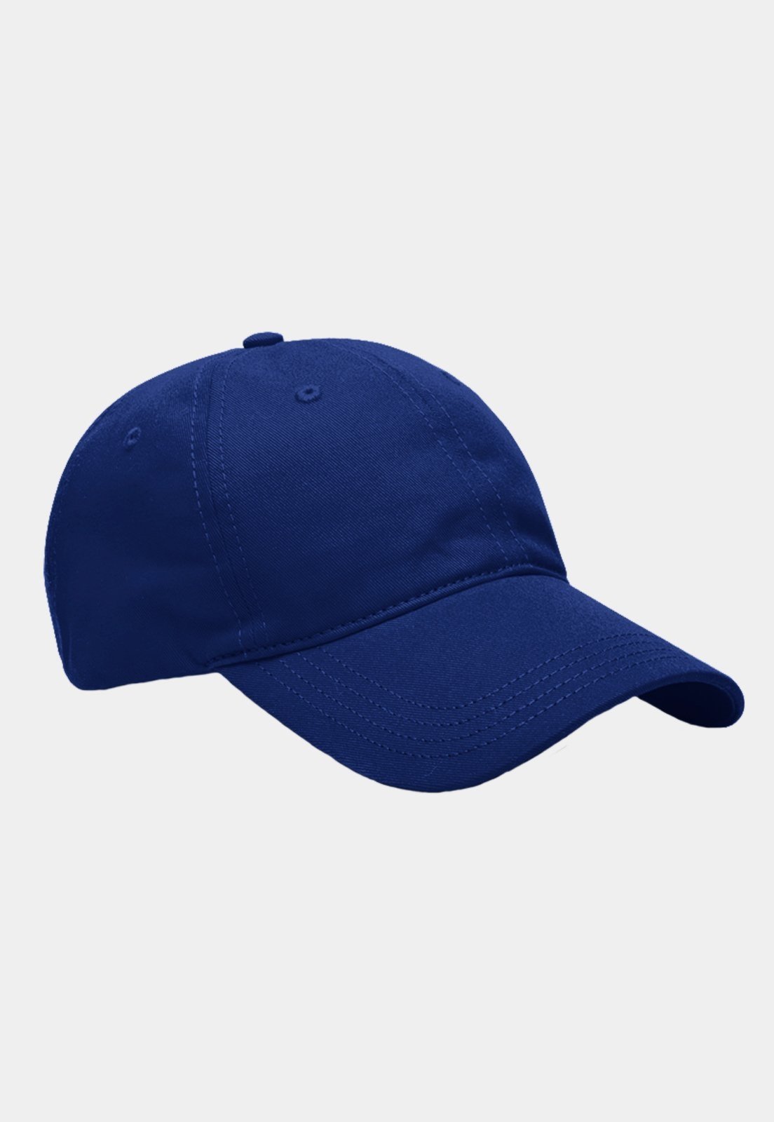 Boné Aba Curva Curvada Resina Premium Liso Masculino Dad Hat Strapback Ajustável Fitão Azul Escuro