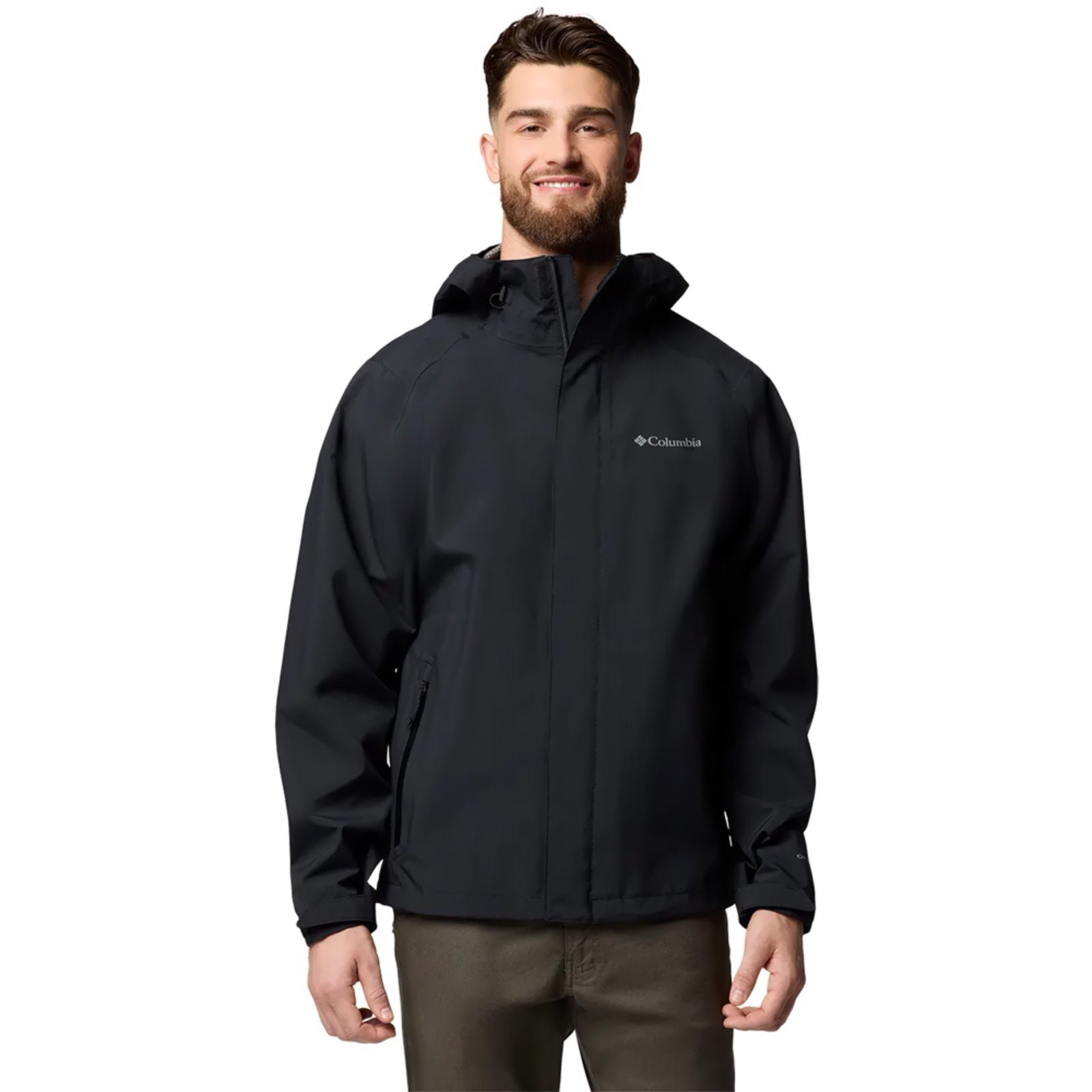 Jaqueta Columbia Rain Earth Explorer 2 Shell Preto Masculino