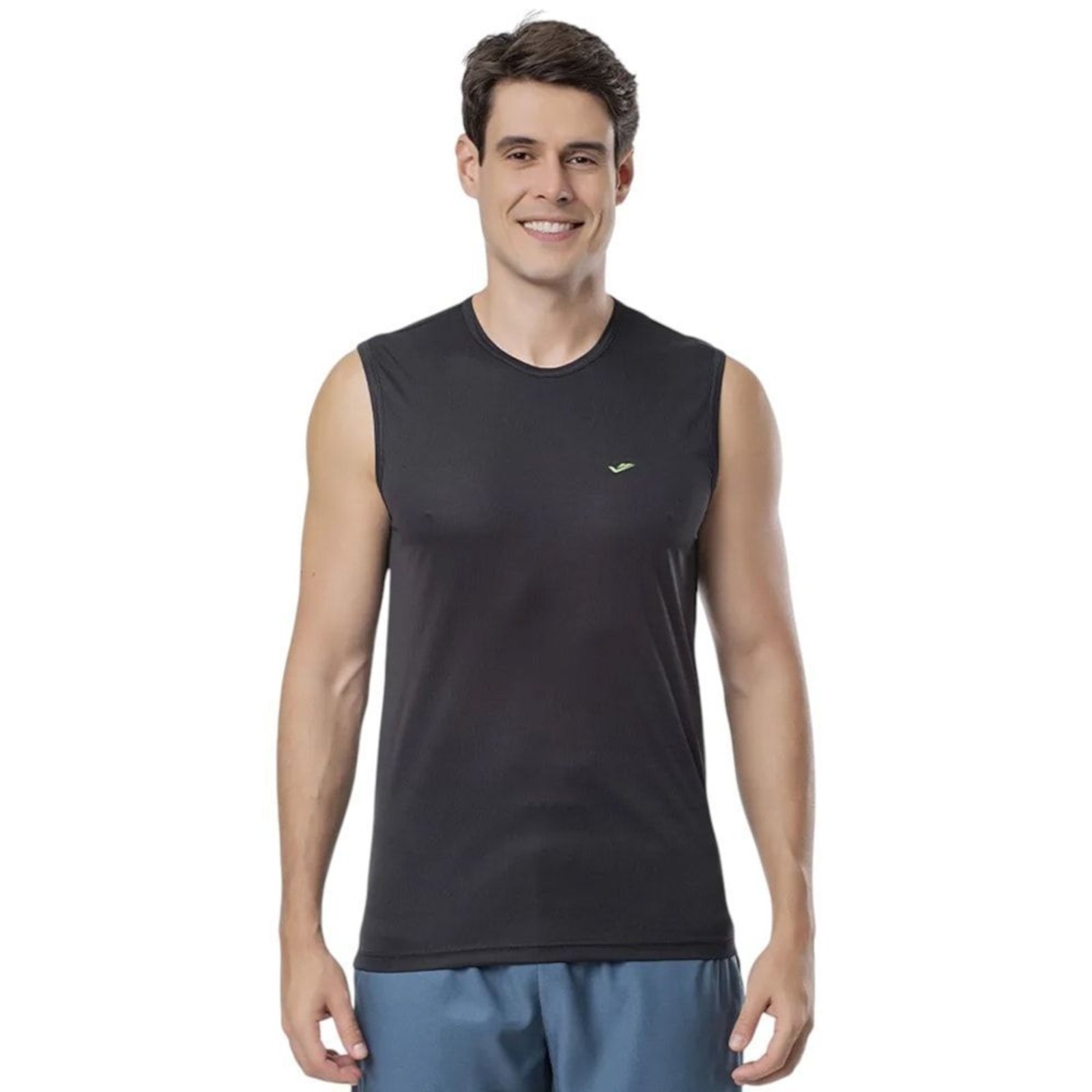 Regata Machão Elite Básica Plus Size Masculina - Preto - elite