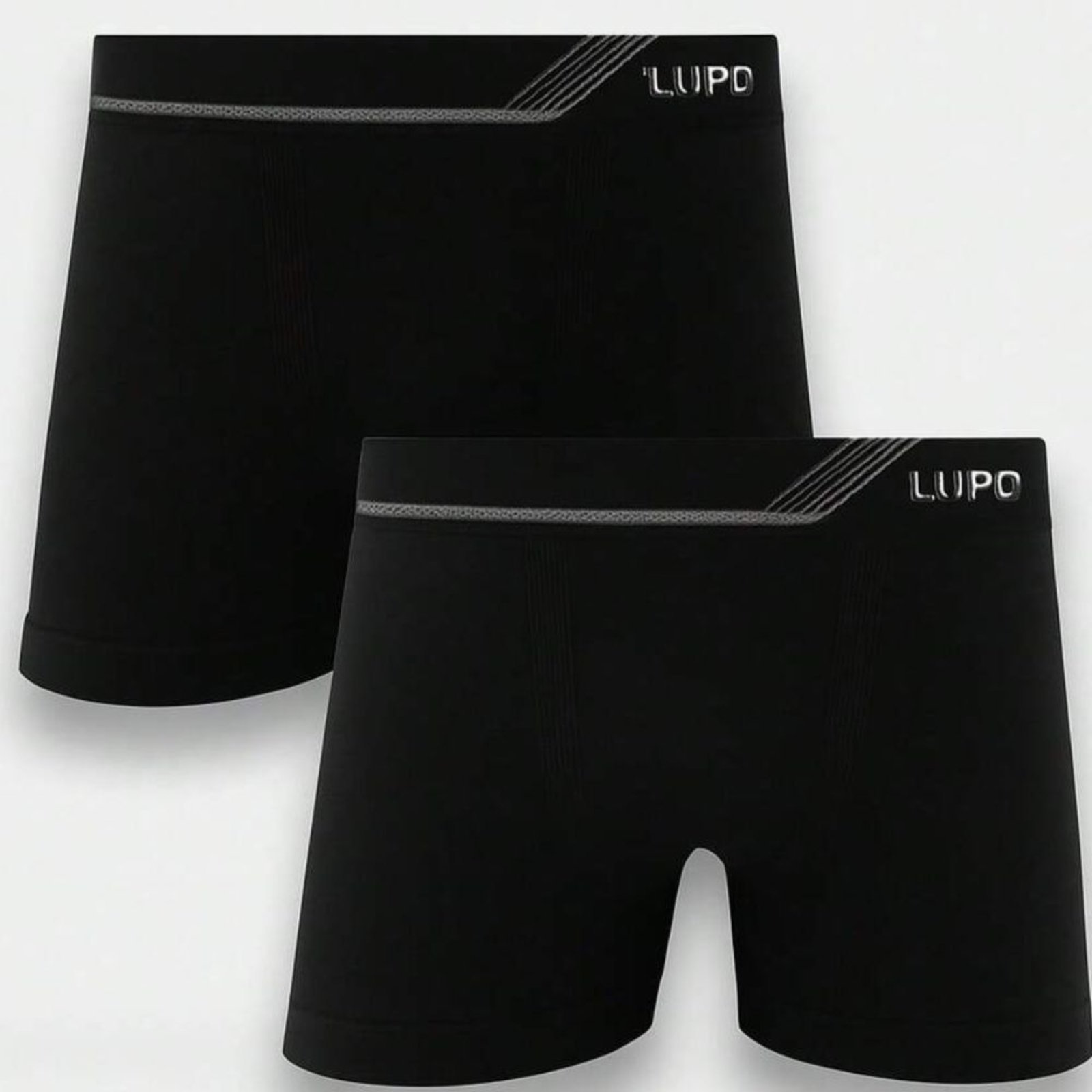 Cueca Lupo Boxer Microfibra Sem Costura 436-088 C/2
