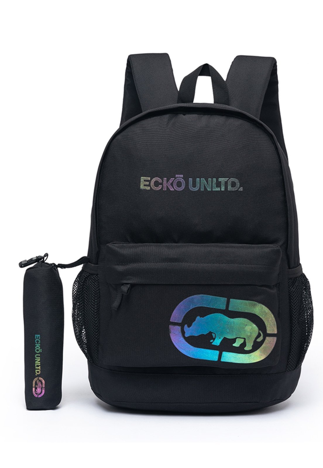 Mochila Ecko Escolar Masculina Estojo Notebook
