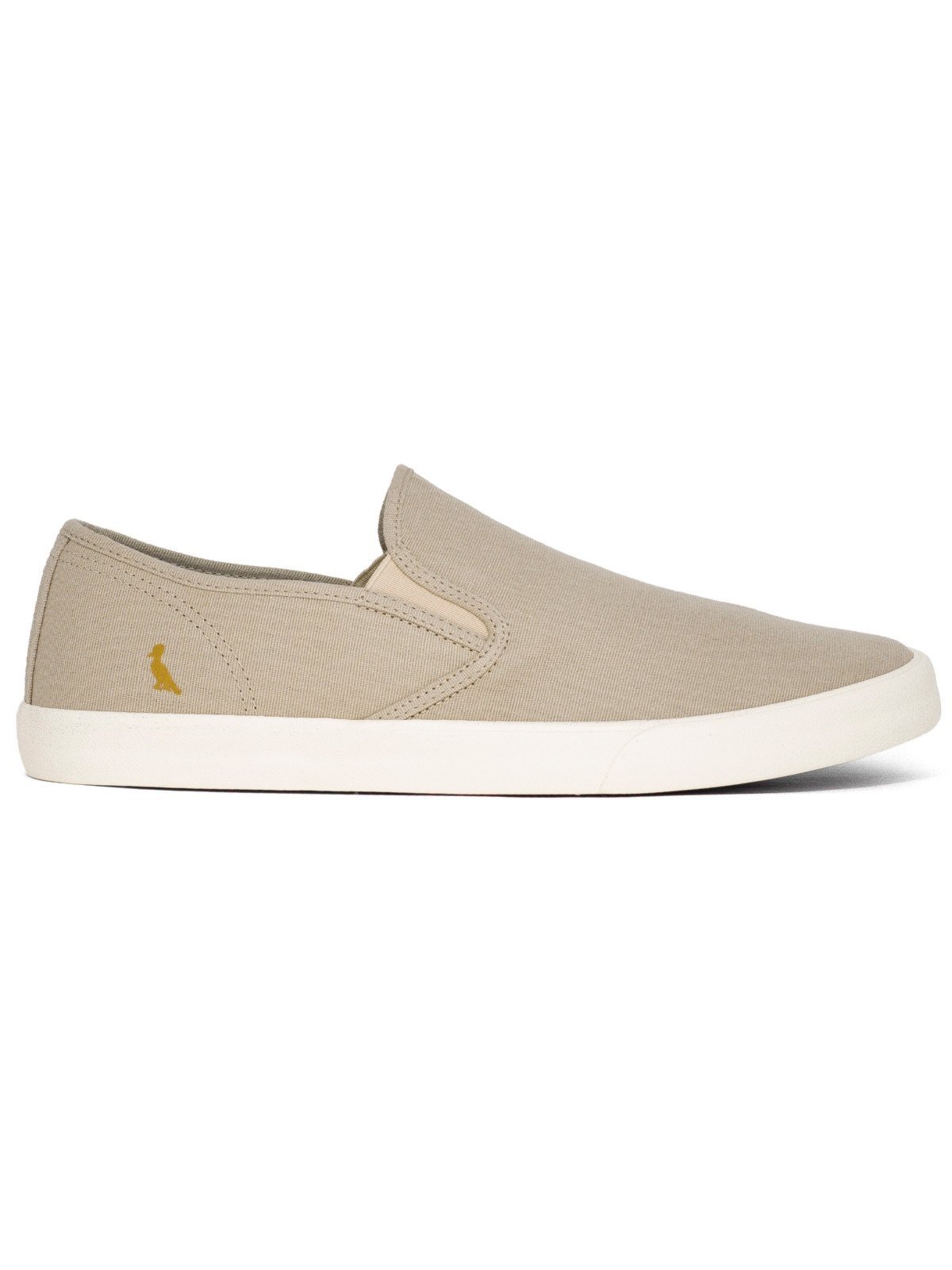Tênis Masculino Slip On Reserva Go Casual Slip Bora Elástico Confortável Bege