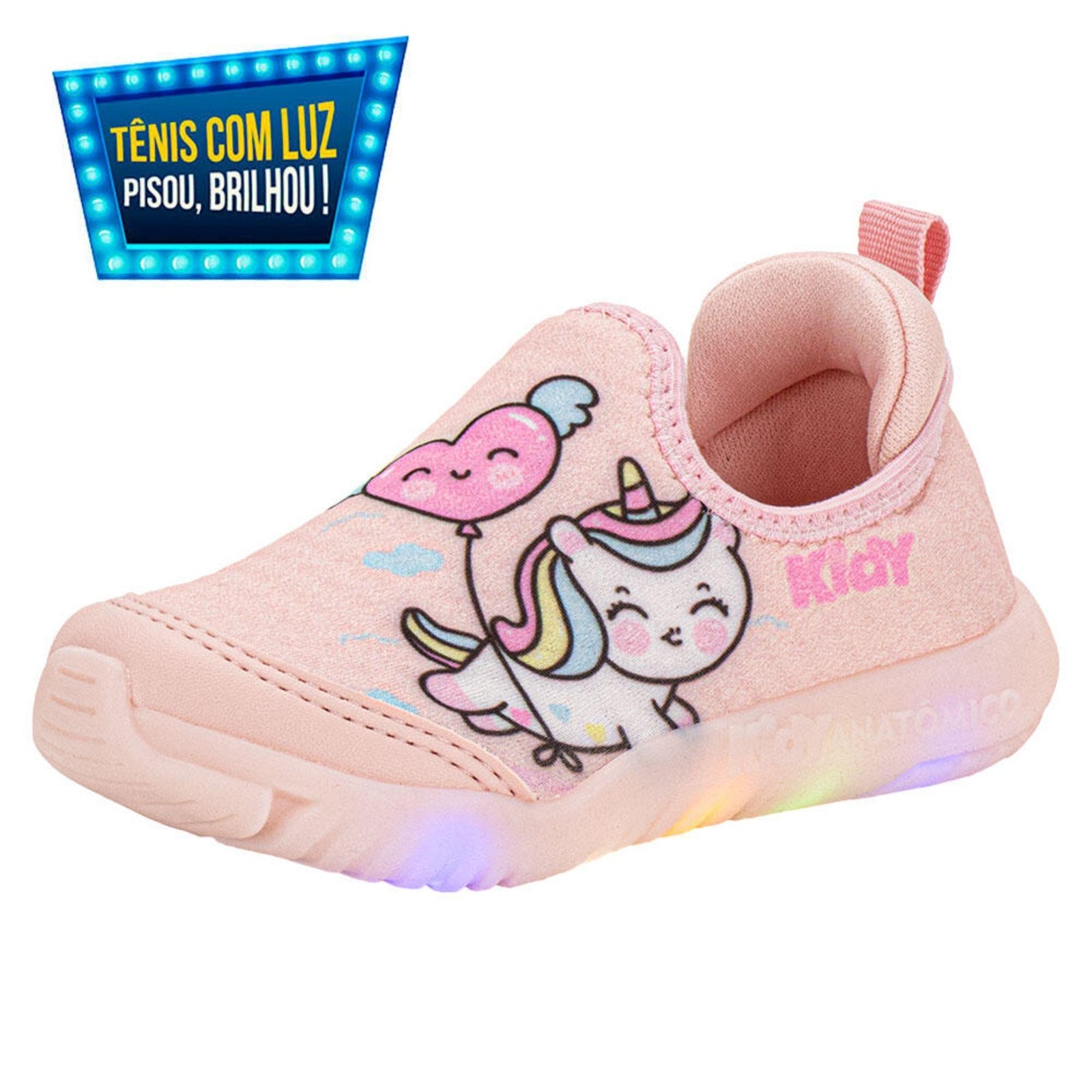 Infantil – Tênis Flex Ligth Kidy 0201198 1121198 Rosa