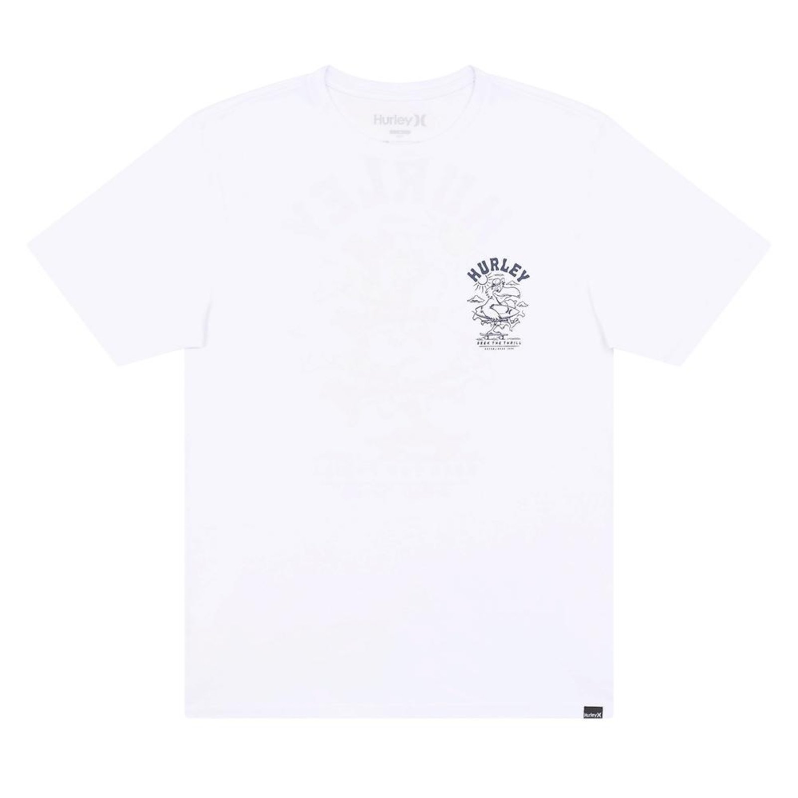 Camiseta Hurley Seek WT25 Masculina Branco