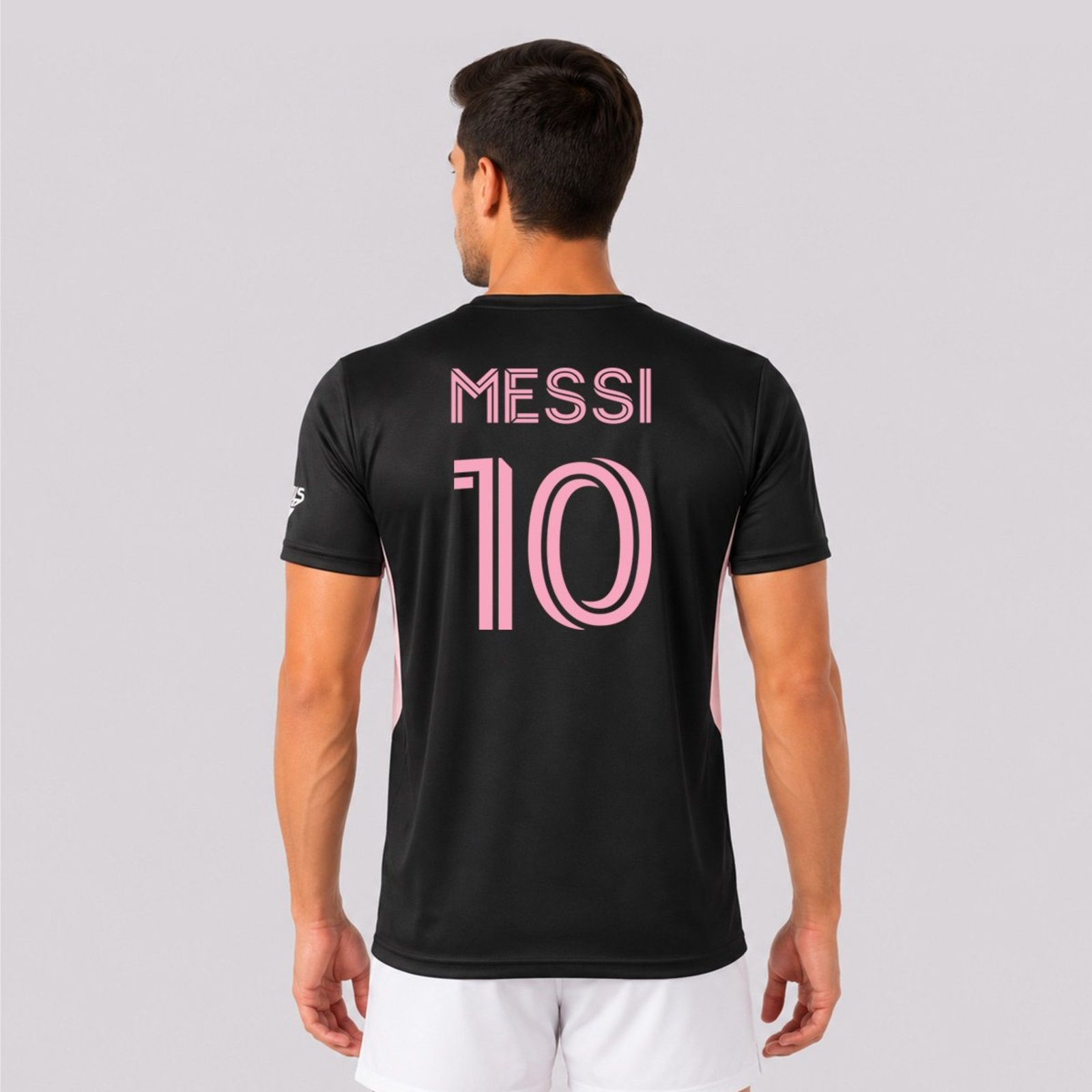 Camisa Inter Miami Dry II Preta e Rosa 10 Messi