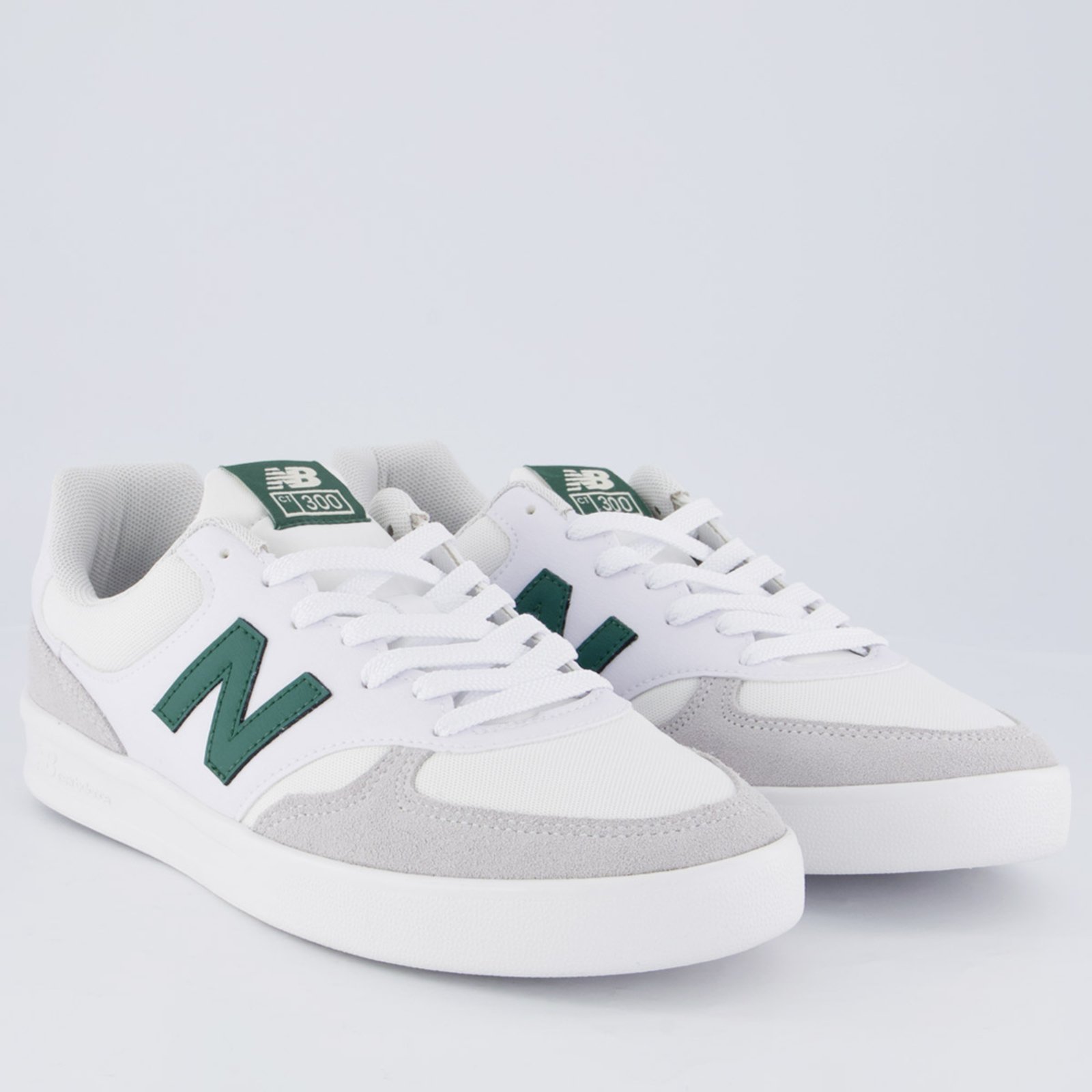 Vista 3 Tênis New Balance CT300 V3 Branco e Verde branco verde New Balance branco verde