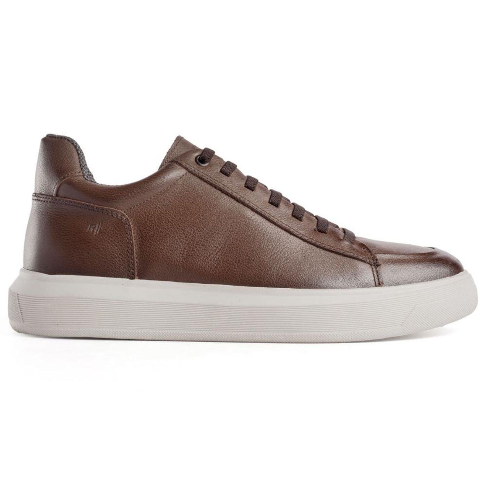 Sapatênis Toronto Alth Couro Rafarillo Aumenta Altura 7cm Marrom