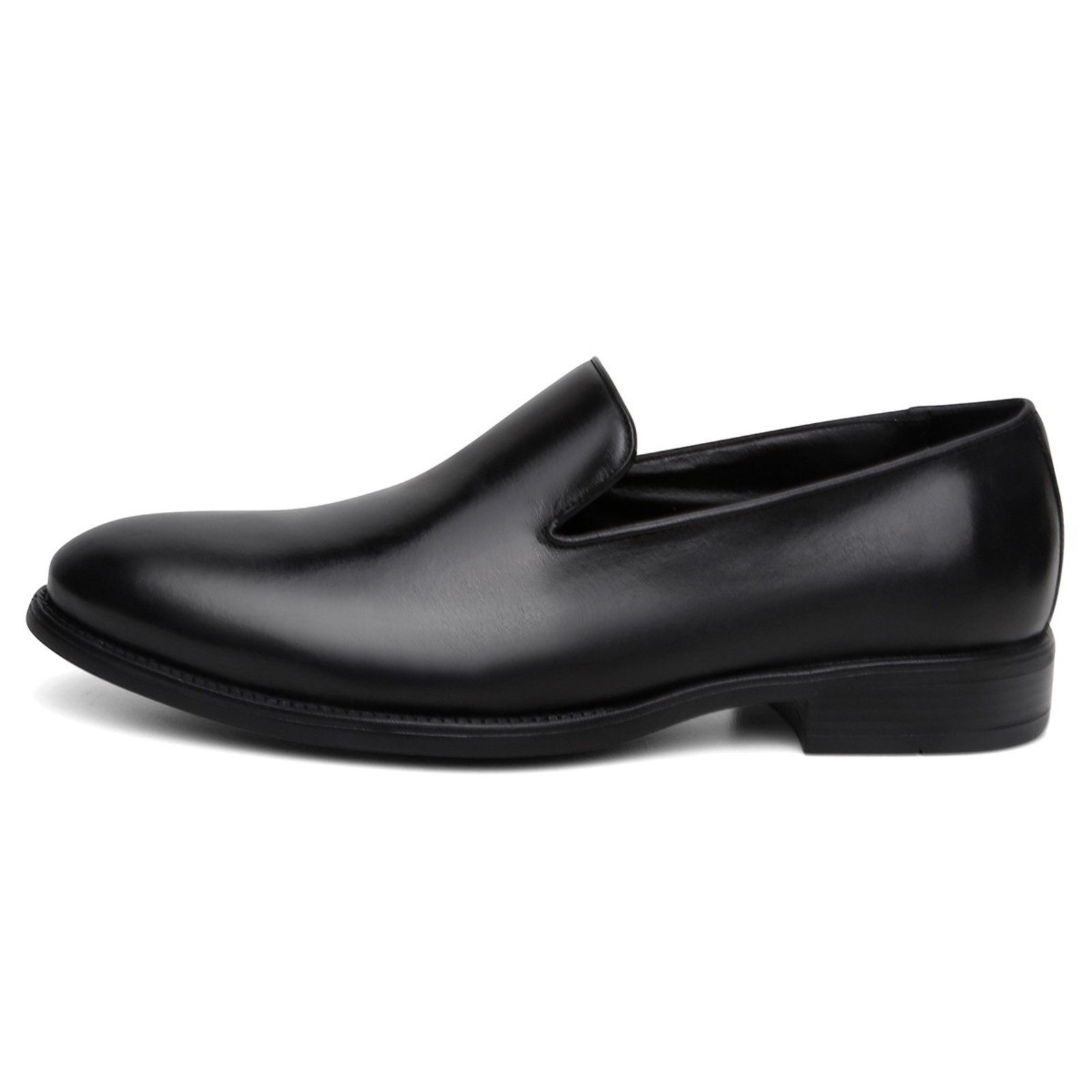 Mocassim Loafer Social Centuria Liso Couro Preto