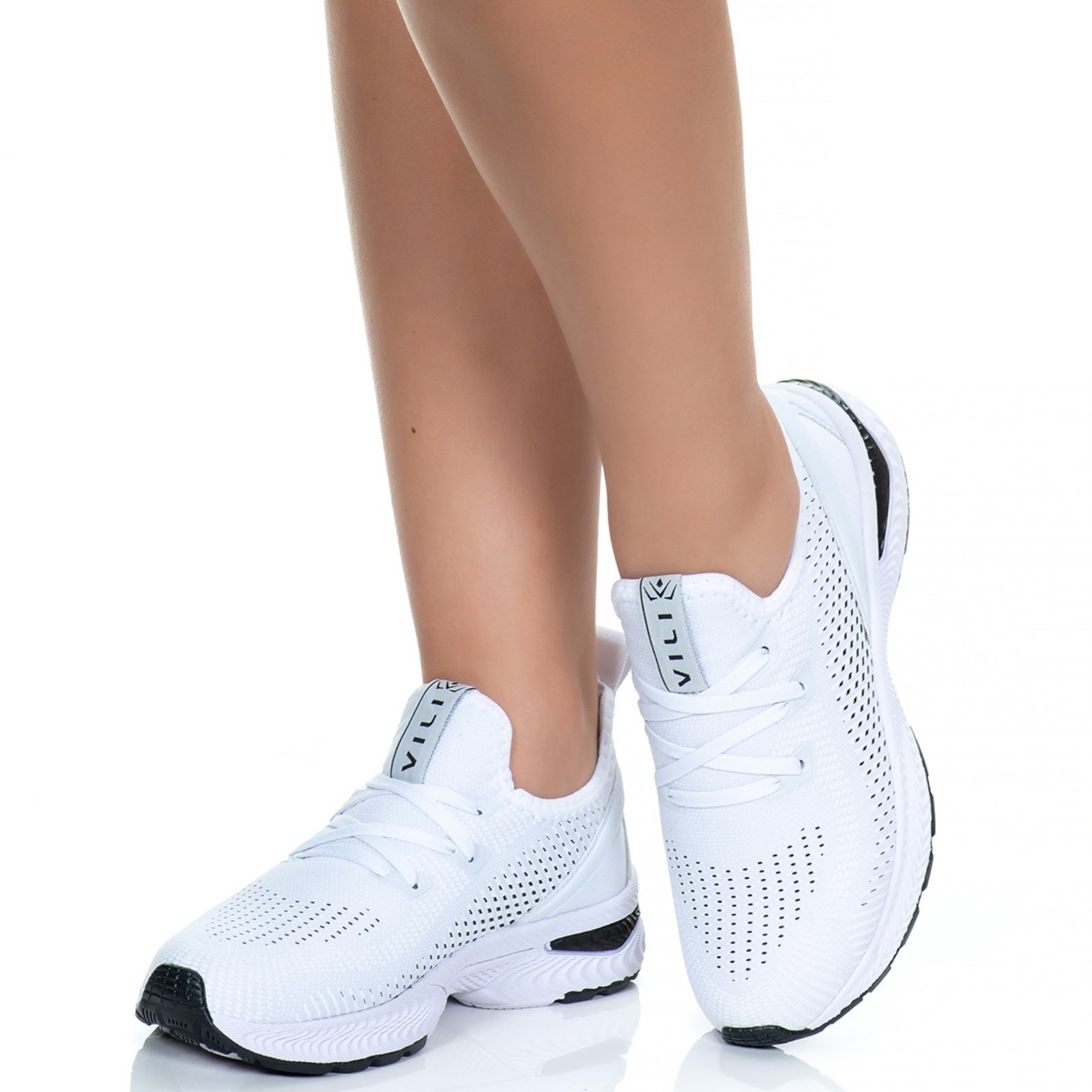 Tênis Branco Feminino Vili Olimp Academia Caminhada
