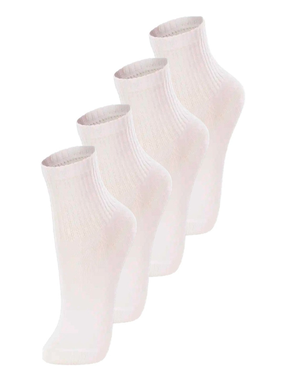 Kit com 4 Pares de Meias Infanti Cano Médio Lupo 2727-088