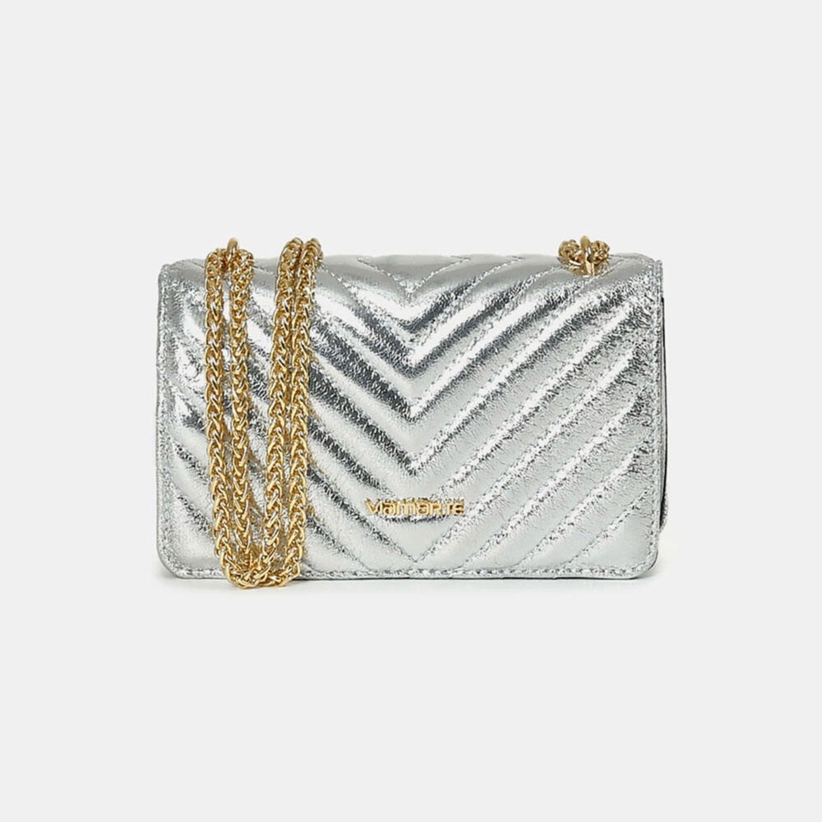 Bolsa Feminina Transversal Via Marte B2-526 5830526 Prata