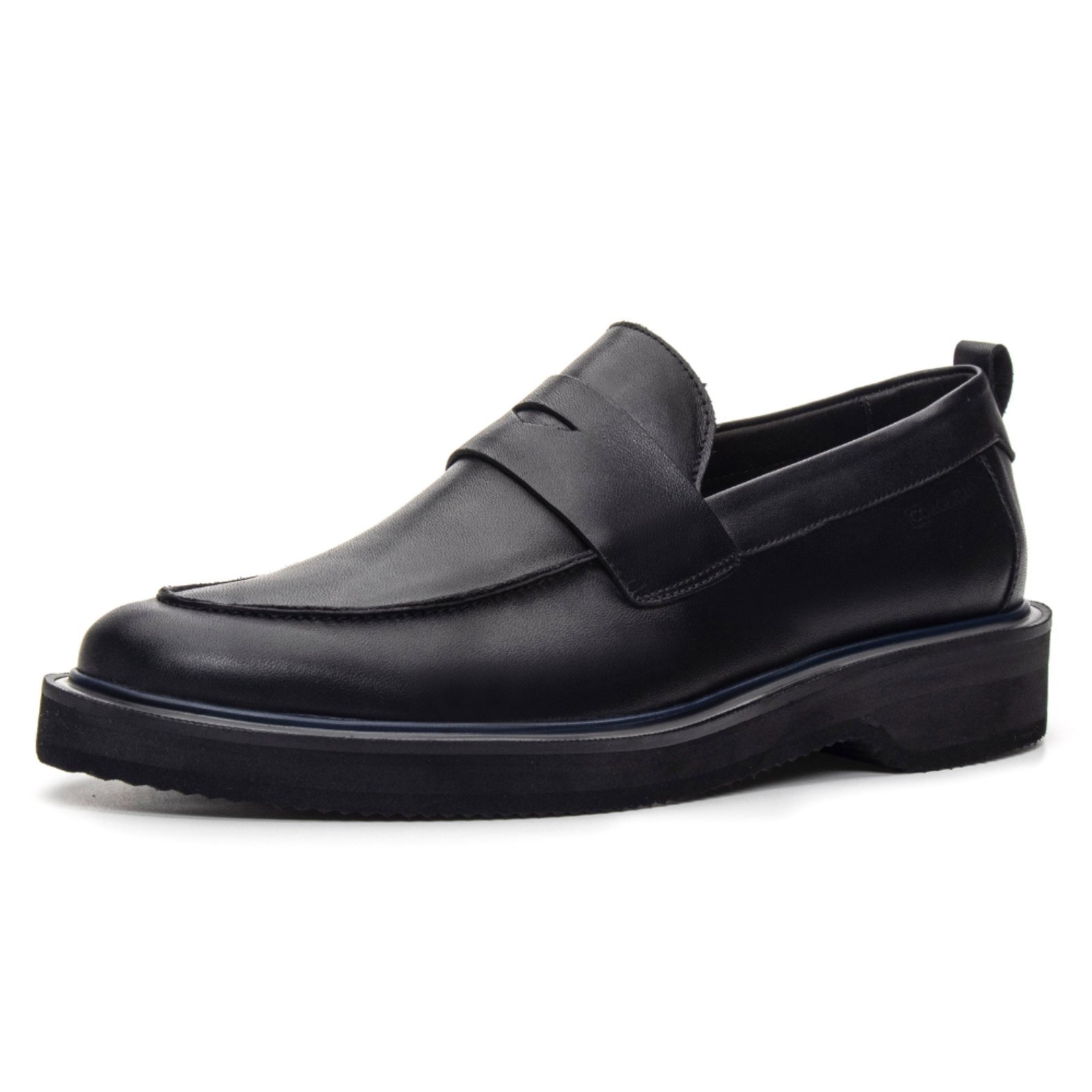 Loafer Masculino Louis Em Couro Preto Coronello