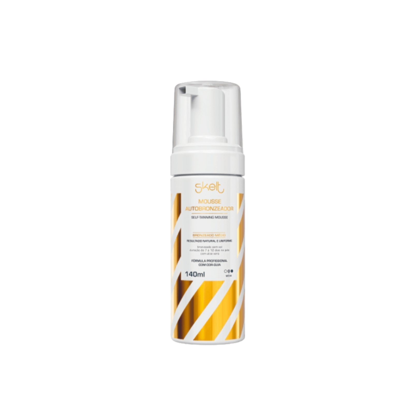 Vista 2 Skelt Mousse Autobronzeador amarelo Skelt amarelo
