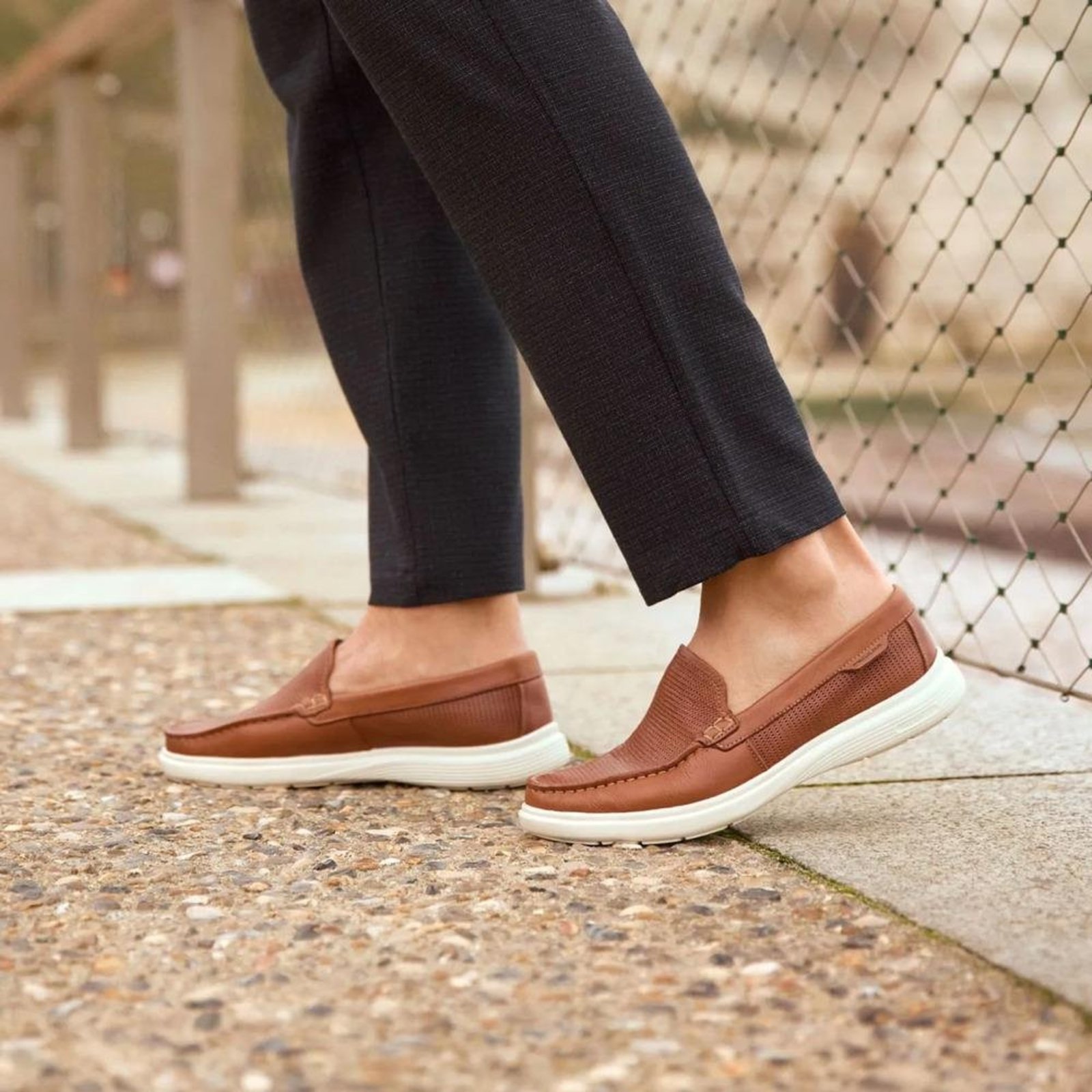 Sapato Mocassim Pegada Linha Navale Masculino Marrom