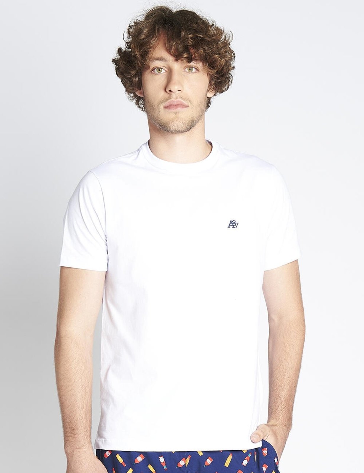 Camiseta Manga Curta Masculino Plus Size A87 Aeropostale 8790101-1Ps Branco