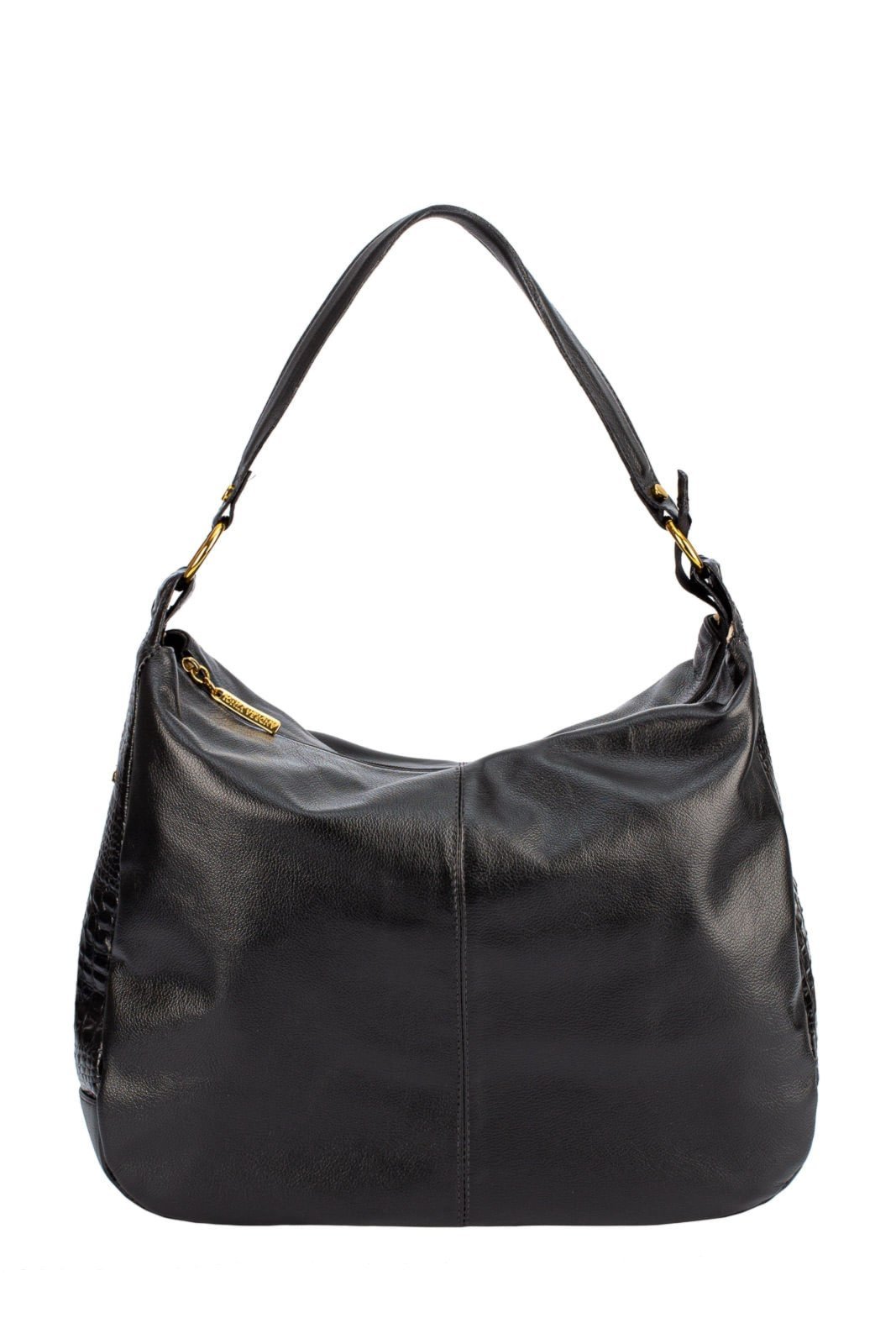 Vista 2 Bolsa saco grande de couro liso Carla Andrea Vinci vermelho Andrea Vinci vermelho