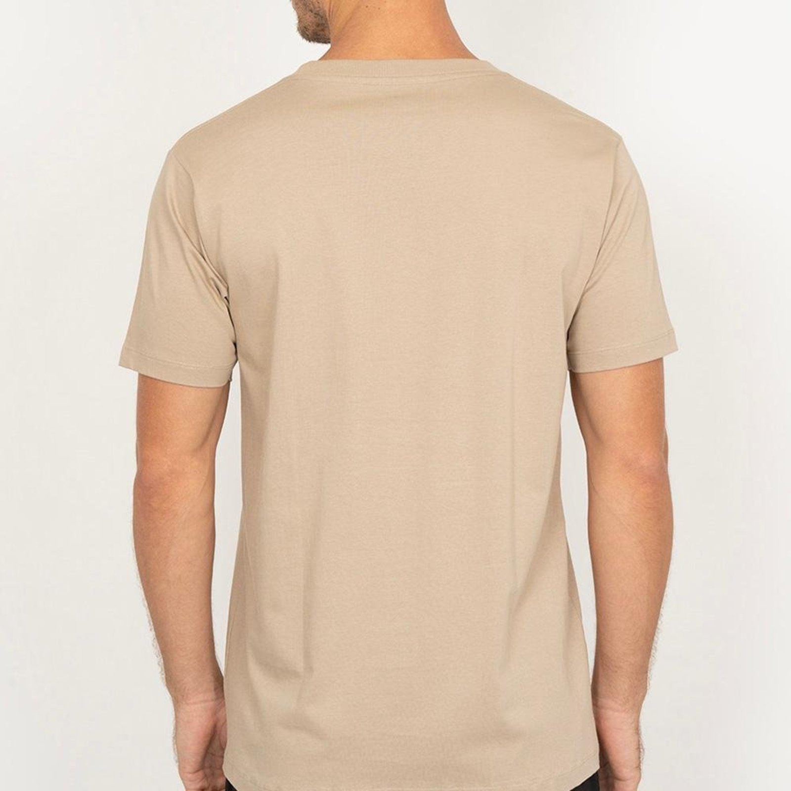 Camiseta Quiksilver Impaired Logo DNA WT26 Masculina Areia