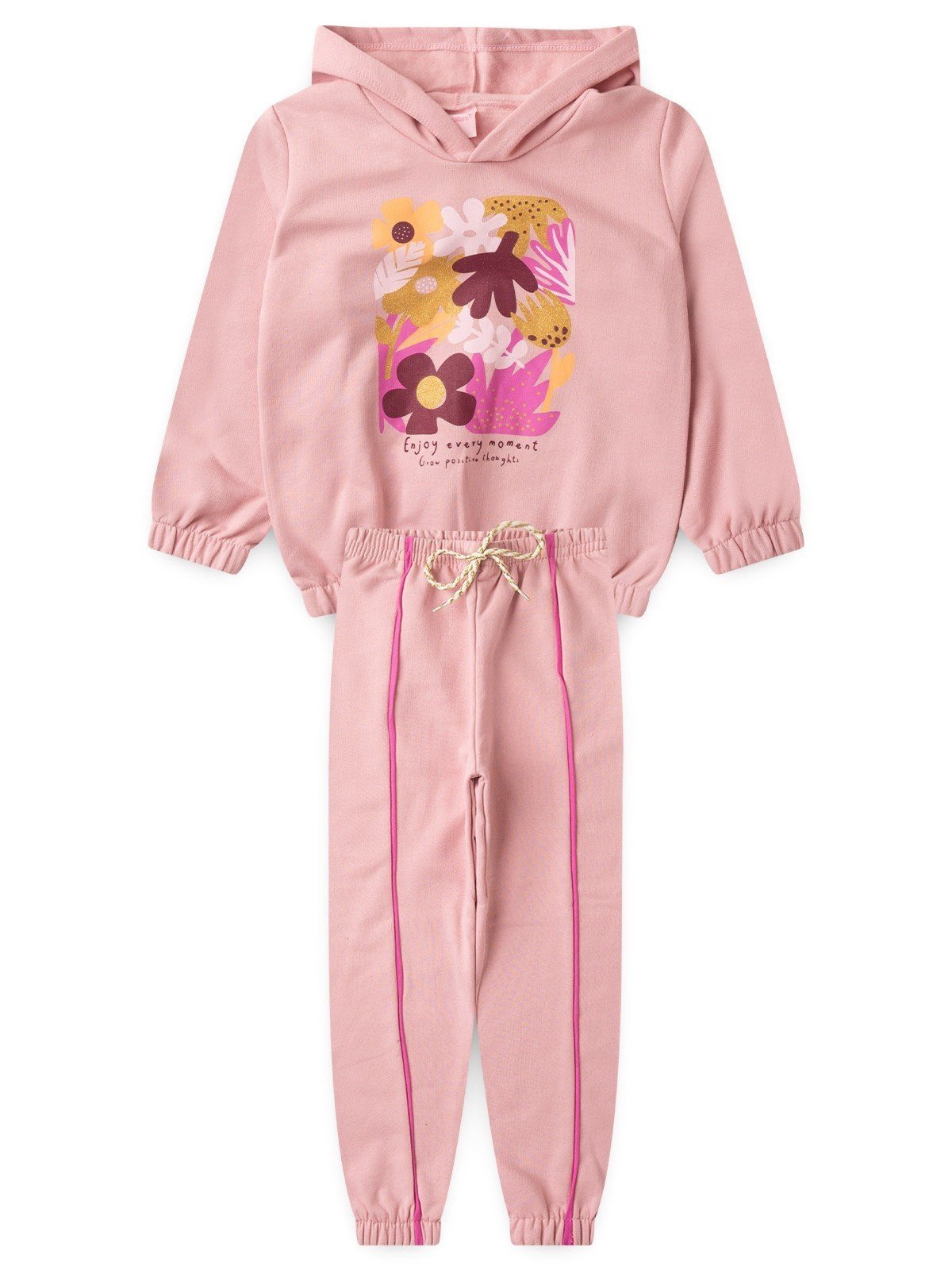 Infantil - Conjunto Platinum Grow Positive Thoughts Rosa